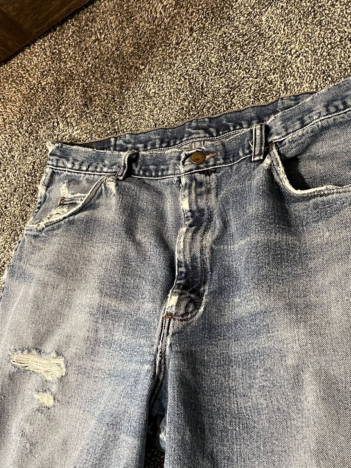 Japanese Brand × Vintage Wrangler Distressed Denim Size US 36 / EU 52 - 7 Thumbnail