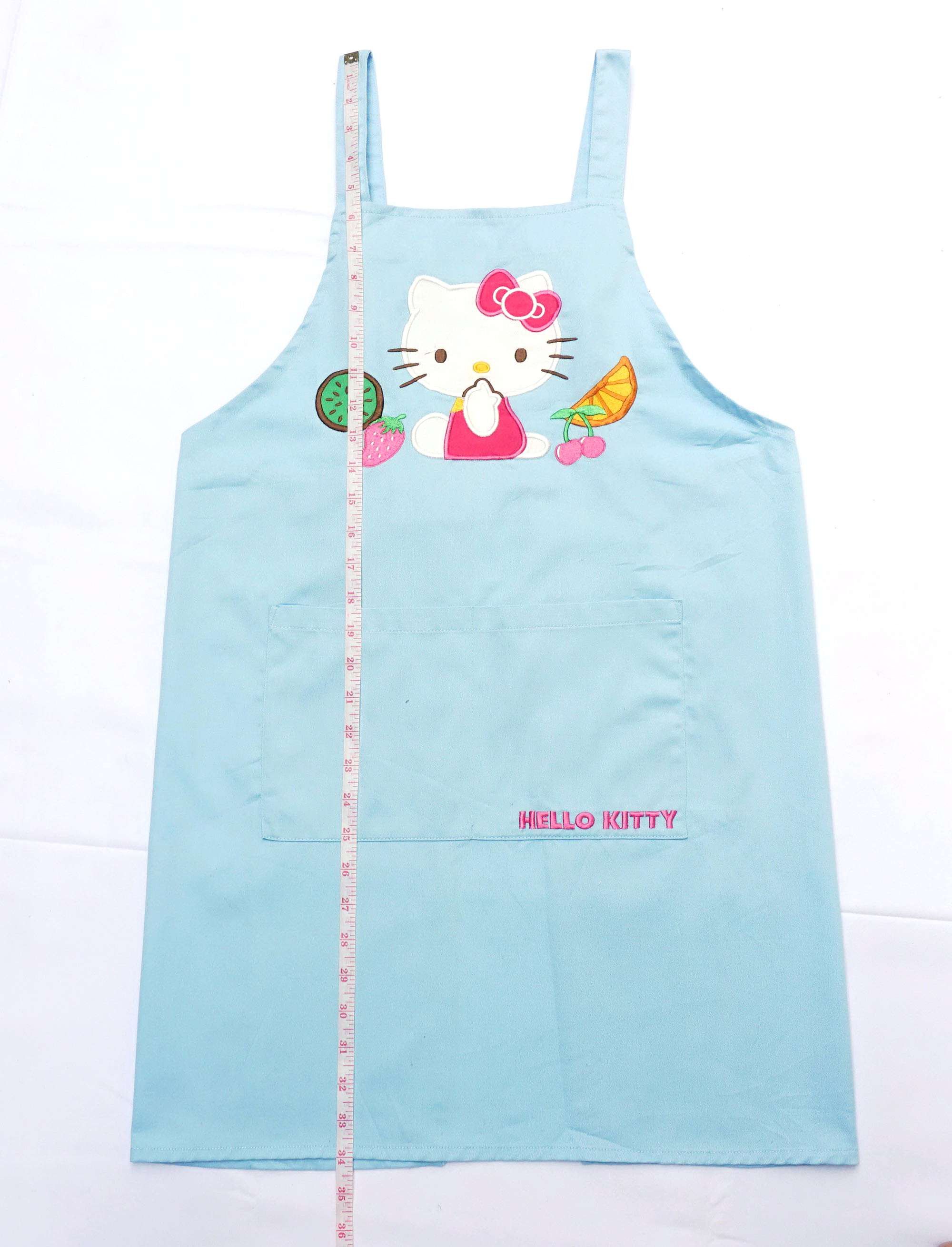 Anime × Japanese Brand HELLO KITTY Light Blue Embroidered Apron Size ONE SIZE - 14 Thumbnail