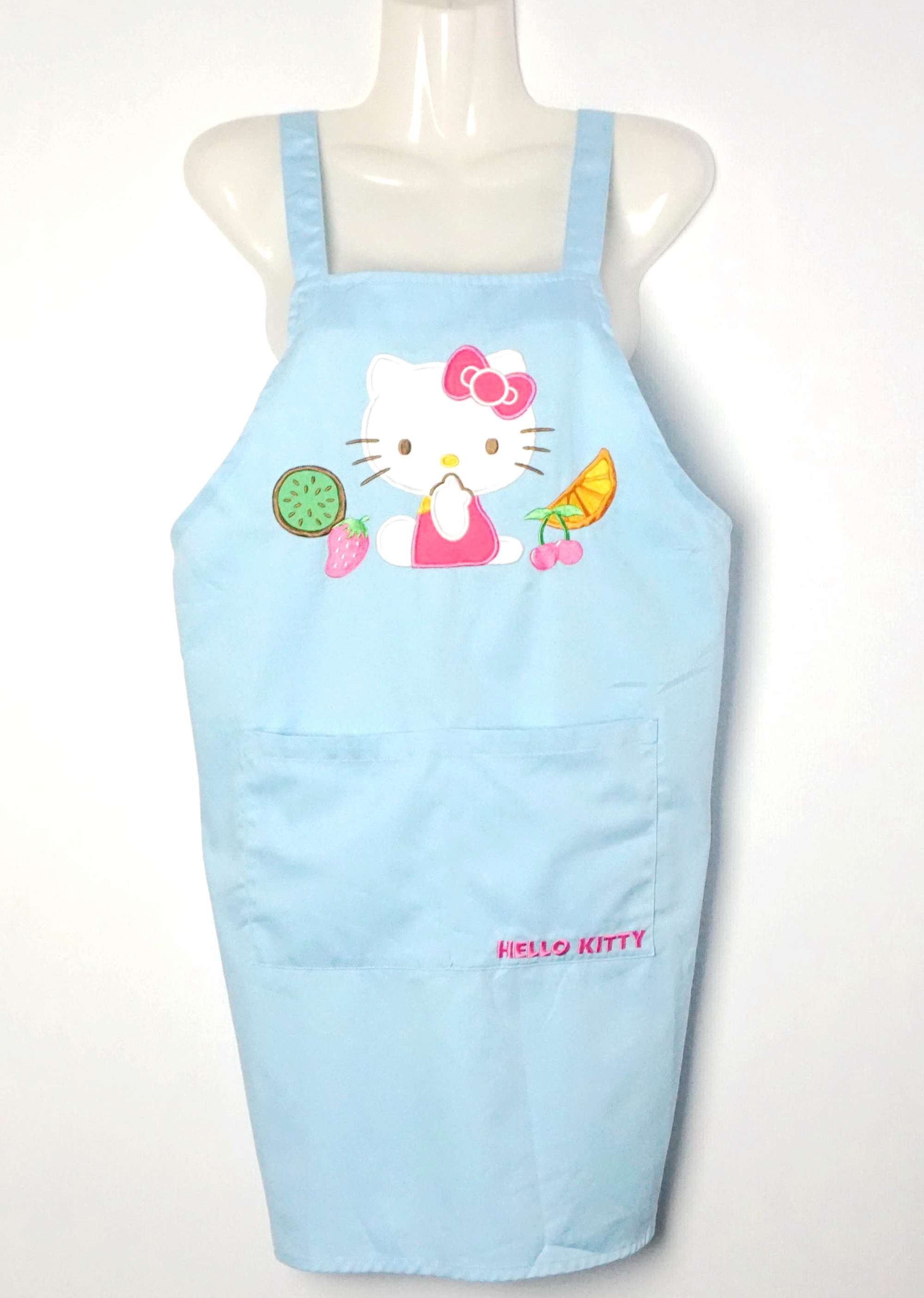 Anime × Japanese Brand HELLO KITTY Light Blue Embroidered Apron Size ONE SIZE - 2 Thumbnail