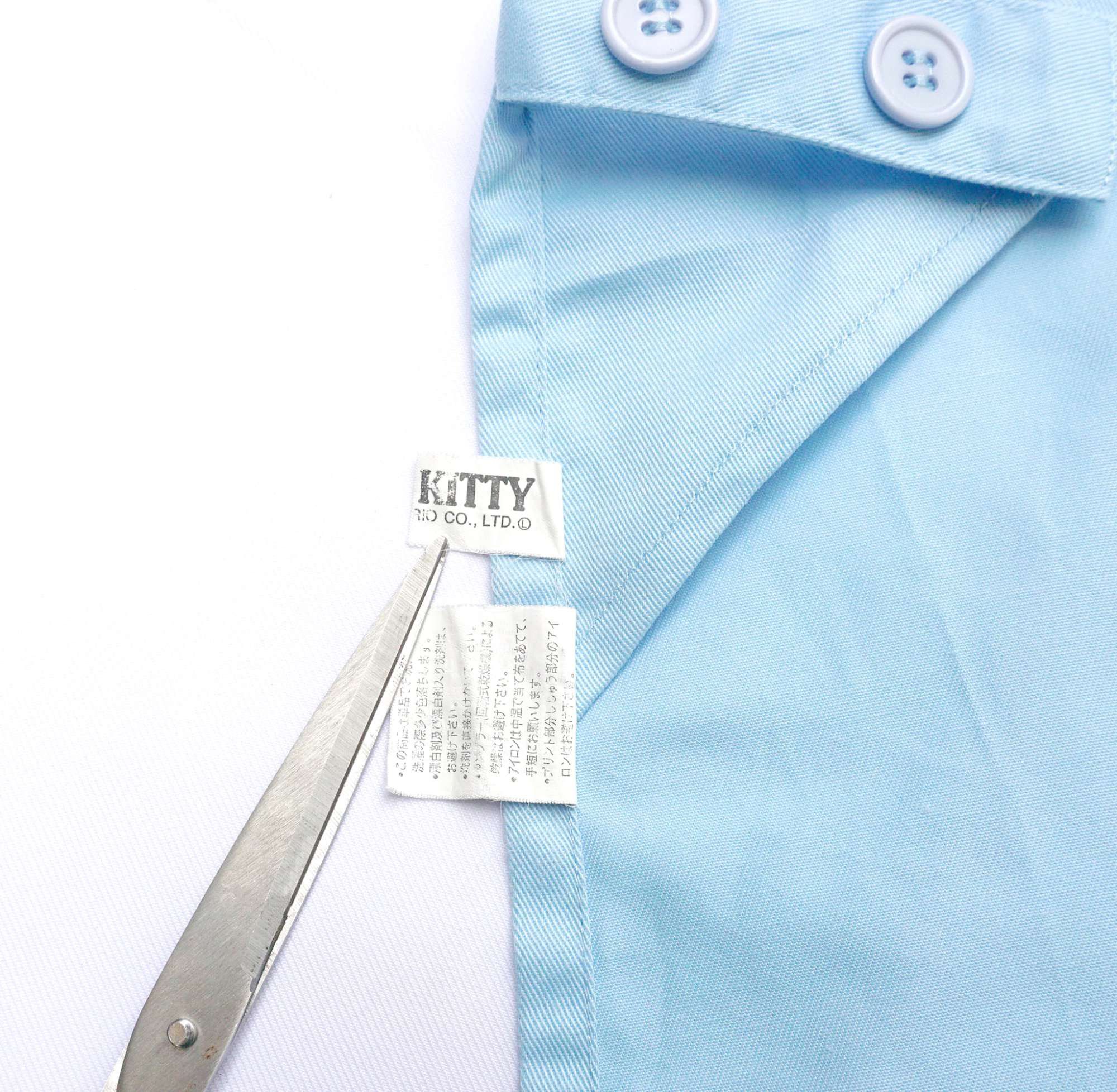 Anime × Japanese Brand HELLO KITTY Light Blue Embroidered Apron Size ONE SIZE - 10 Thumbnail