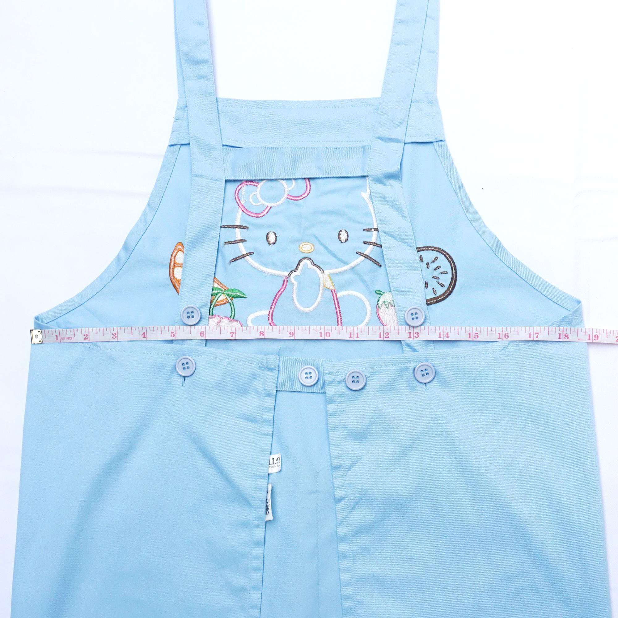 Anime × Japanese Brand HELLO KITTY Light Blue Embroidered Apron Size ONE SIZE - 11 Thumbnail