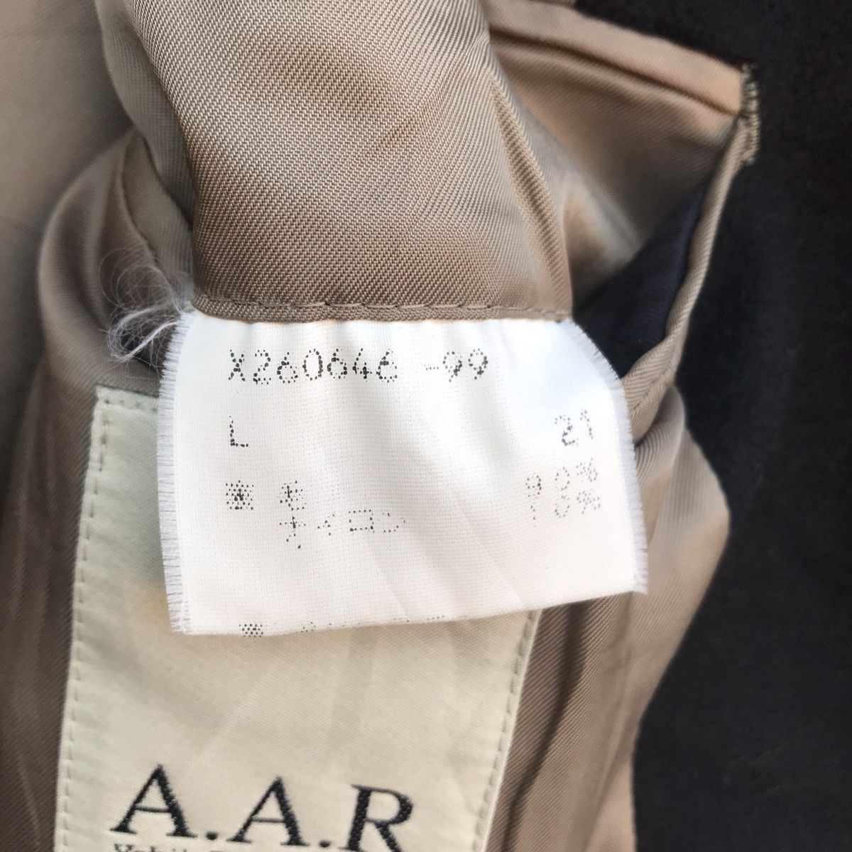 Yohji Yamamoto Yohji Yamamoto A.A.R Yohji Design Studio Wool Coat Size US M / EU 48-50 / 2 - 8 Thumbnail