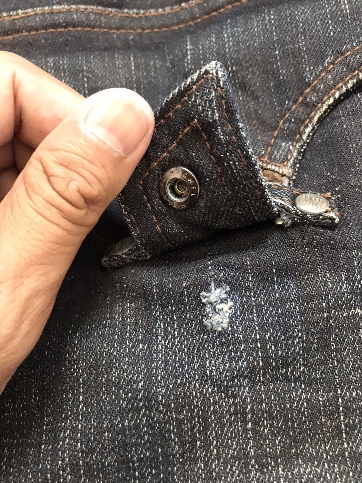 Beauty Beast HIDEAWAYS NICOLE CARGO MULTIPOCKET WAXED JEANS Size US 32 / EU 48 - 7 Thumbnail