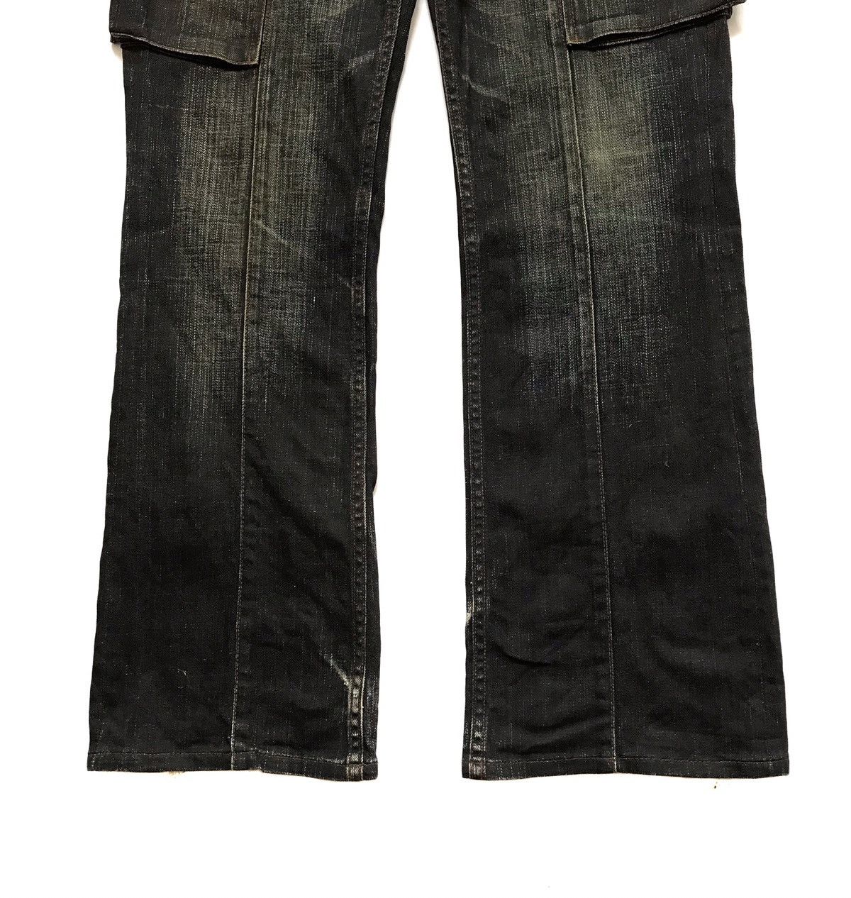 Beauty Beast HIDEAWAYS NICOLE CARGO MULTIPOCKET WAXED JEANS Size US 32 / EU 48 - 3 Thumbnail