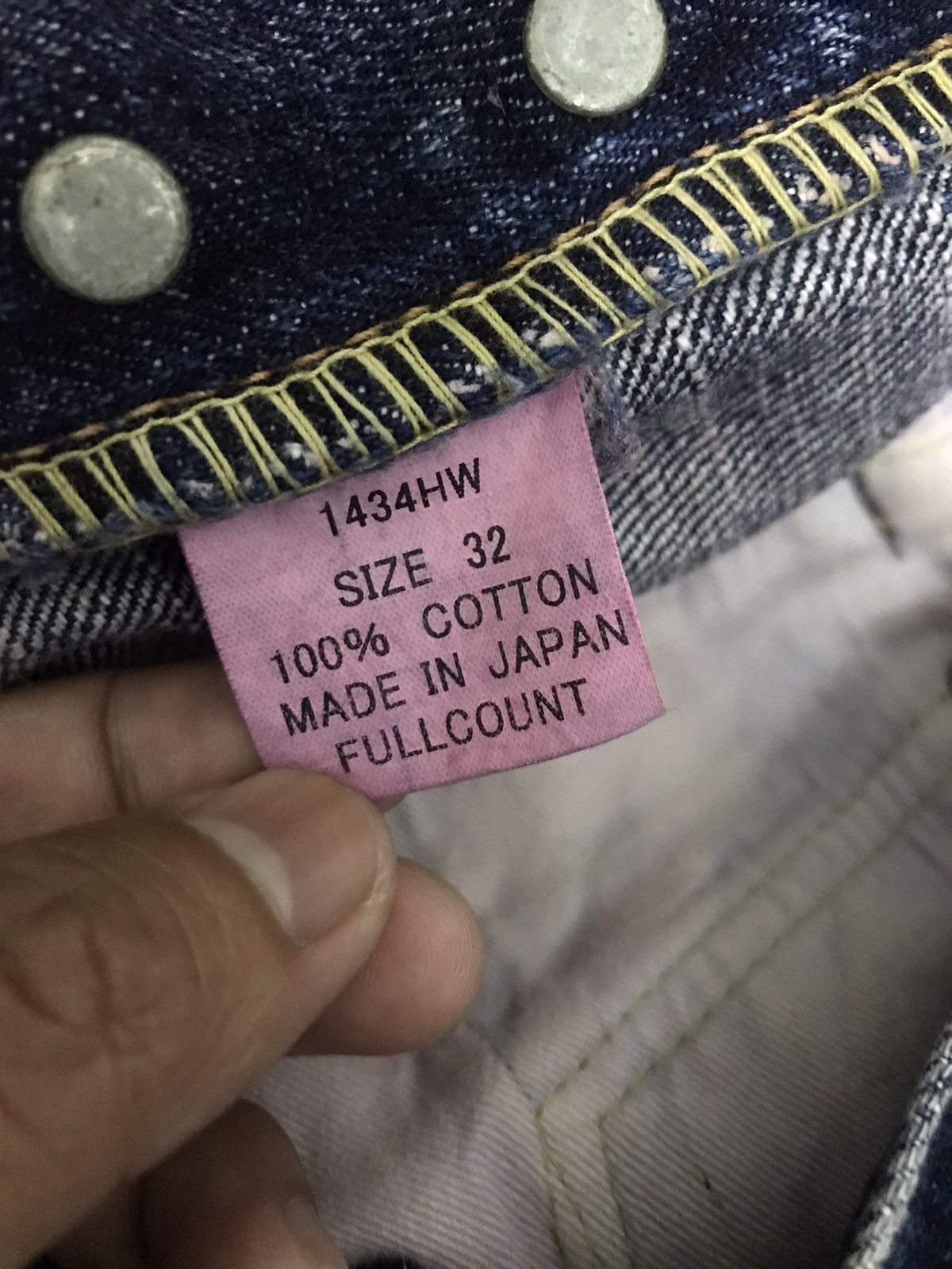 Full Count & Co. × Japanese Brand Full Count Patchwork Leather Jeans Size US 32 / EU 48 - 7 Thumbnail