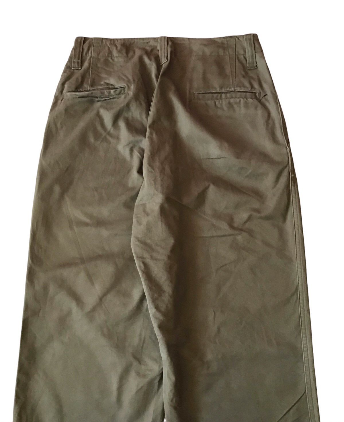 E. Tautz E. TAUTZ BAGGY OLIVE GREEN TROUSER PANTS Size US 30 / EU 46 - 5 Thumbnail