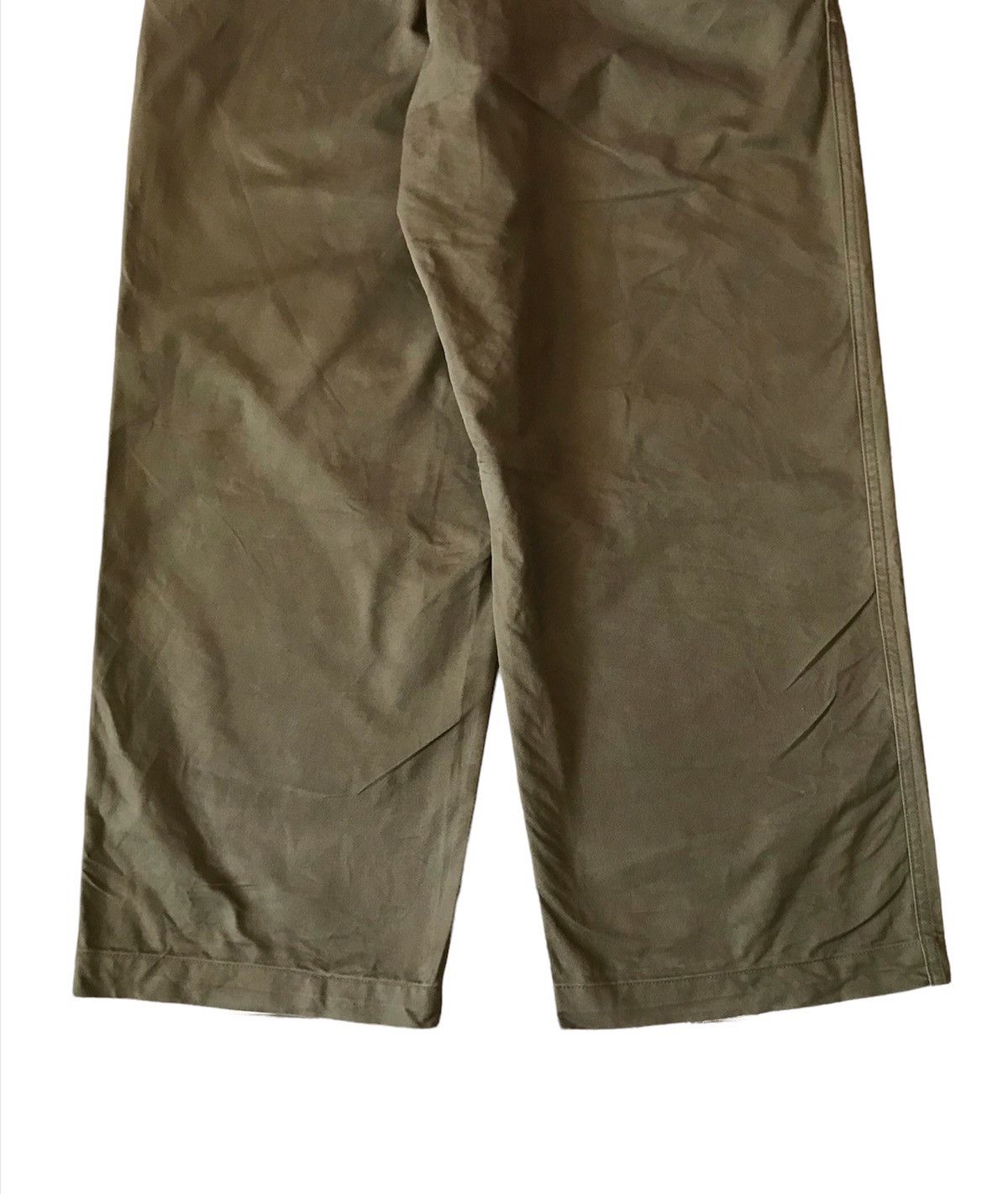 E. Tautz E. TAUTZ BAGGY OLIVE GREEN TROUSER PANTS Size US 30 / EU 46 - 6 Thumbnail