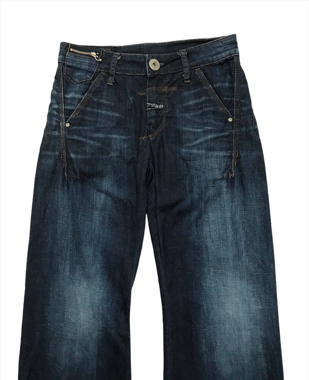 Marithe + Francois Girbaud MARITHE FRANCOIS GIRBAUD STAR STYLE PANTS Size US 28 / EU 44 - 2 Thumbnail