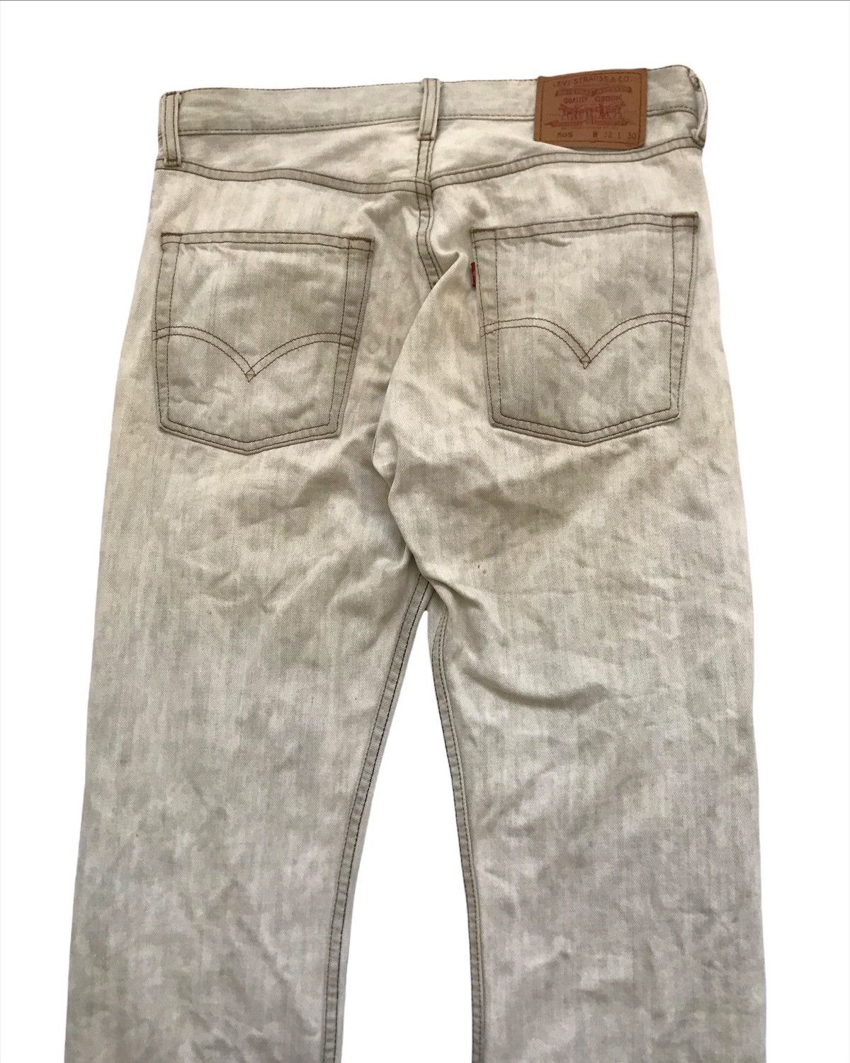 Levi's × Levi's Vintage Clothing LEVIS 505 DISTRESSED PATCHWORK STYLE JEANS Size US 32 / EU 48 - 5 Thumbnail