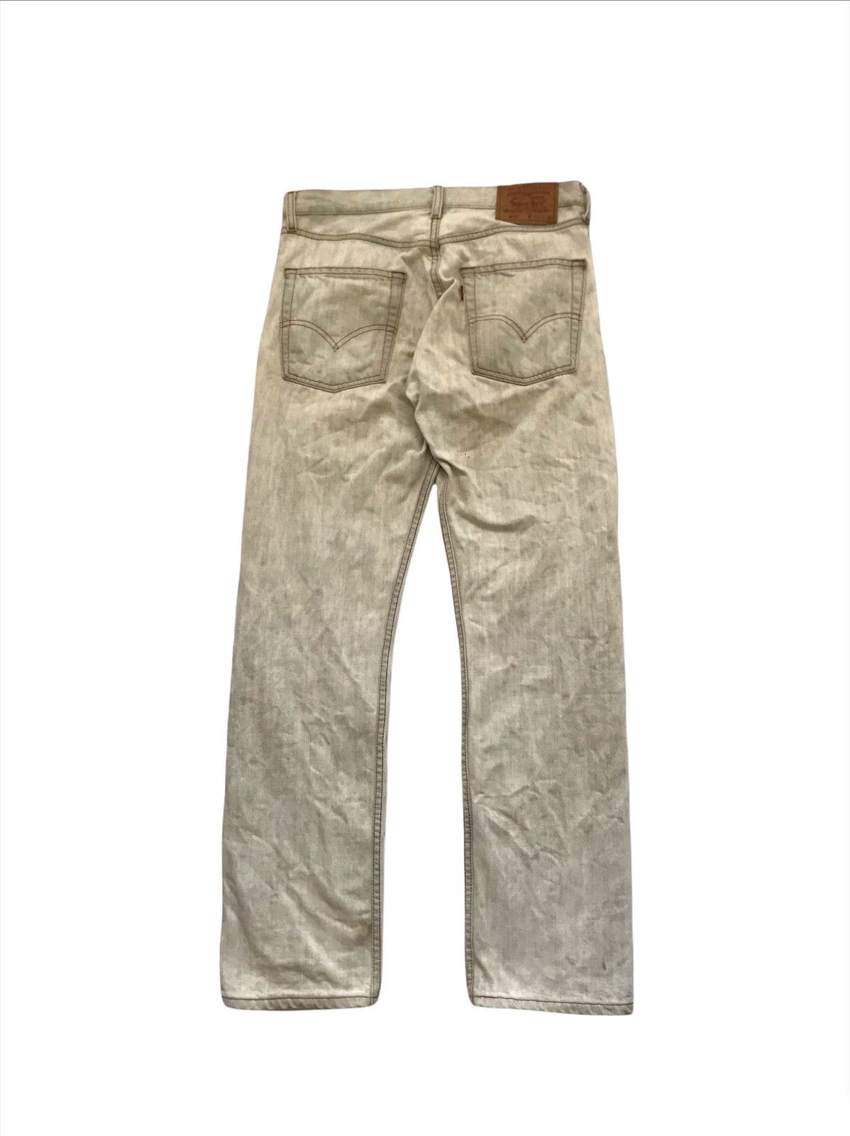 Levi's × Levi's Vintage Clothing LEVIS 505 DISTRESSED PATCHWORK STYLE JEANS Size US 32 / EU 48 - 4 Thumbnail