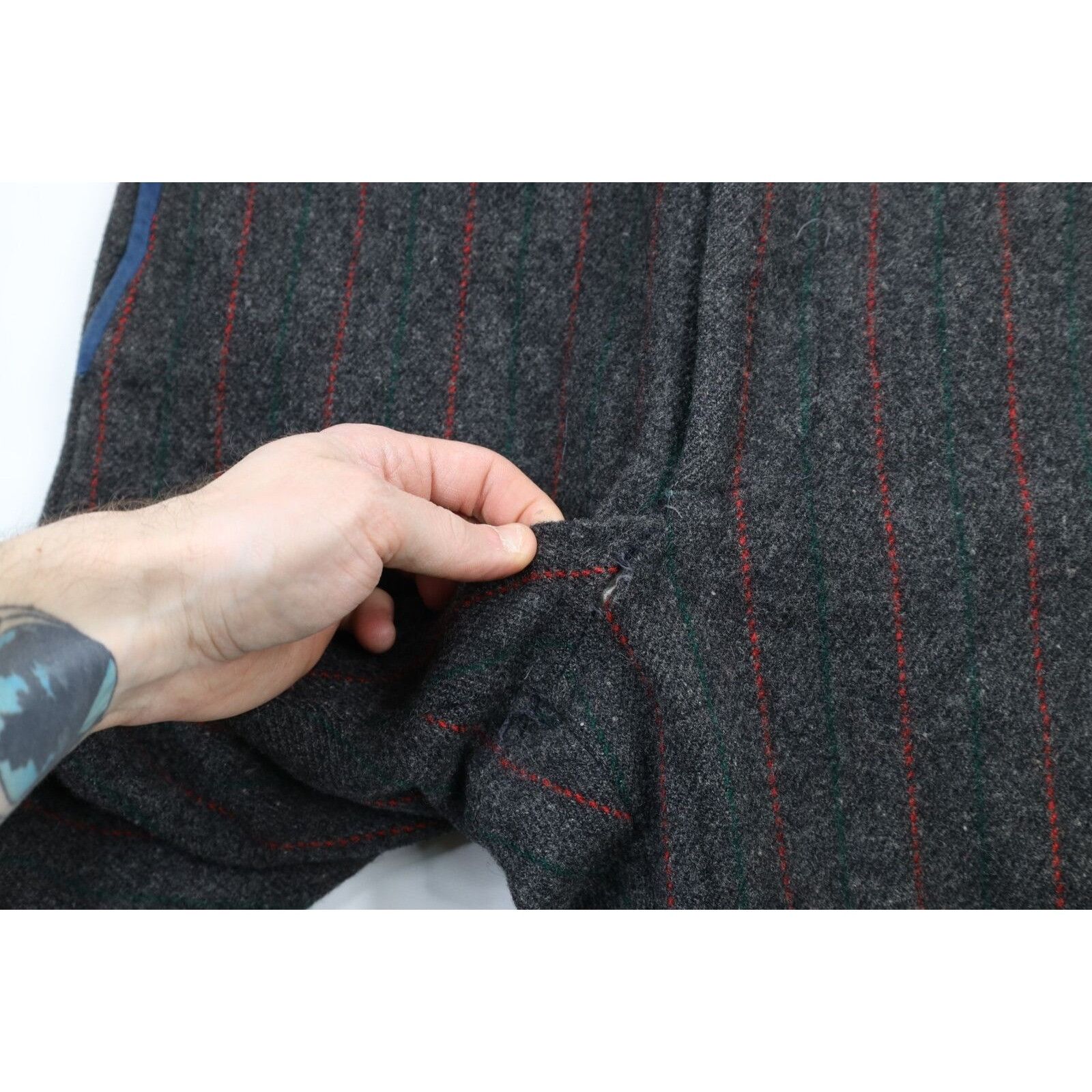 Vintage × Woolrich Woolen Mills Vintage 60s Woolrich Heavyweight Wide Leg Wool Pants Size US 34 / EU 50 - 6 Thumbnail