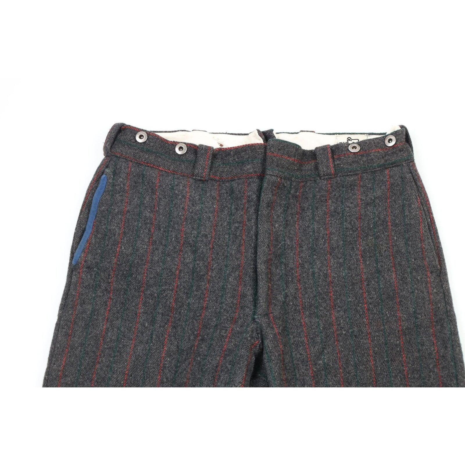 Vintage × Woolrich Woolen Mills Vintage 60s Woolrich Heavyweight Wide Leg Wool Pants Size US 34 / EU 50 - 2 Thumbnail