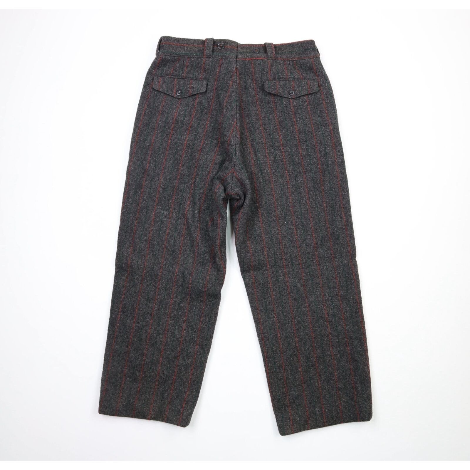 Vintage × Woolrich Woolen Mills Vintage 60s Woolrich Heavyweight Wide Leg Wool Pants Size US 34 / EU 50 - 10 Thumbnail
