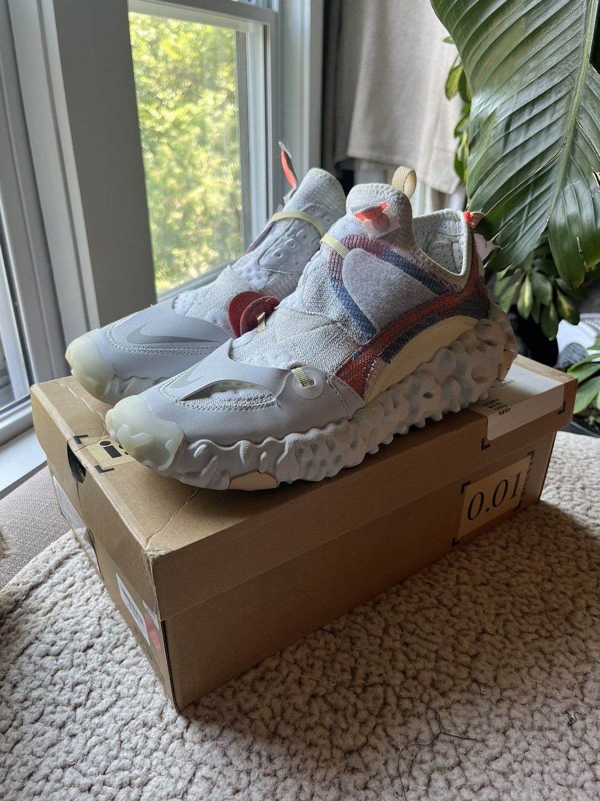 image of Nike Ispa Overreact Summit White Shoes, Men's (Size 11.5)