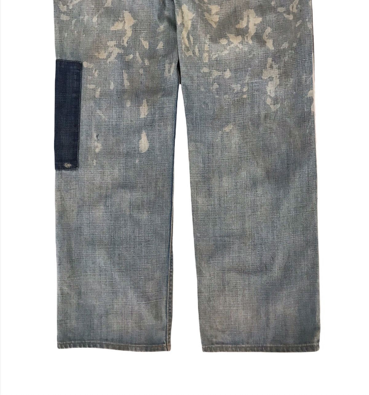 Japanese Brand × MasterPiece Masterpiece Hectic Denim Patchwork Style Jeans Size US 37 - 6 Thumbnail