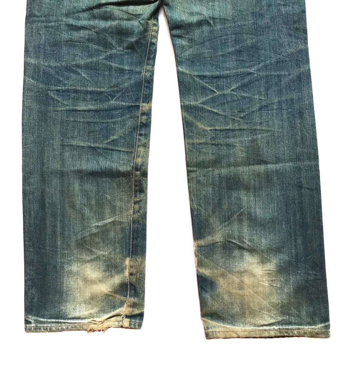 Post Overalls Post Overall Distressed Buckell Back Jeans Size US 35 - 6 Thumbnail