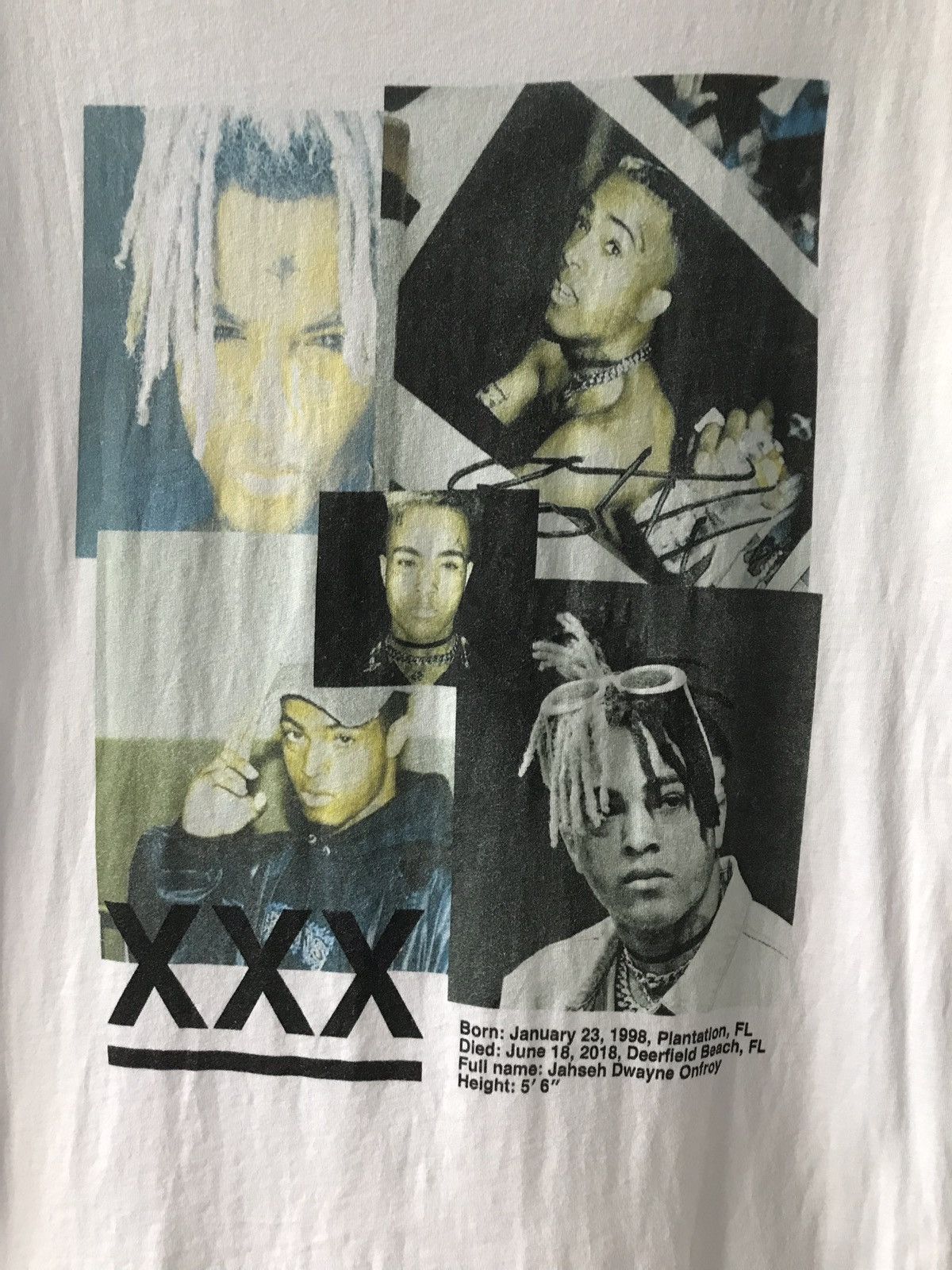 Band Tees × Canvas Janseh Dwayne Onfroy Tee Rapper Singer Triple X by Canvas Size US M / EU 48-50 / 2 - 2 Thumbnail