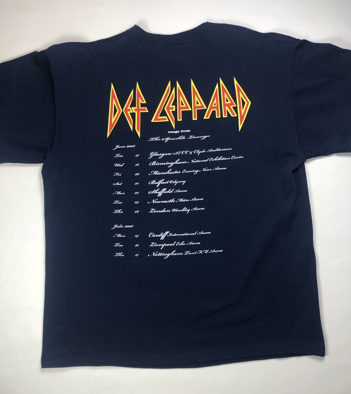 Def Leppard × Vintage Def Leppard 2008 t-shirt Size US XL / EU 56 / 4 - 4 Thumbnail