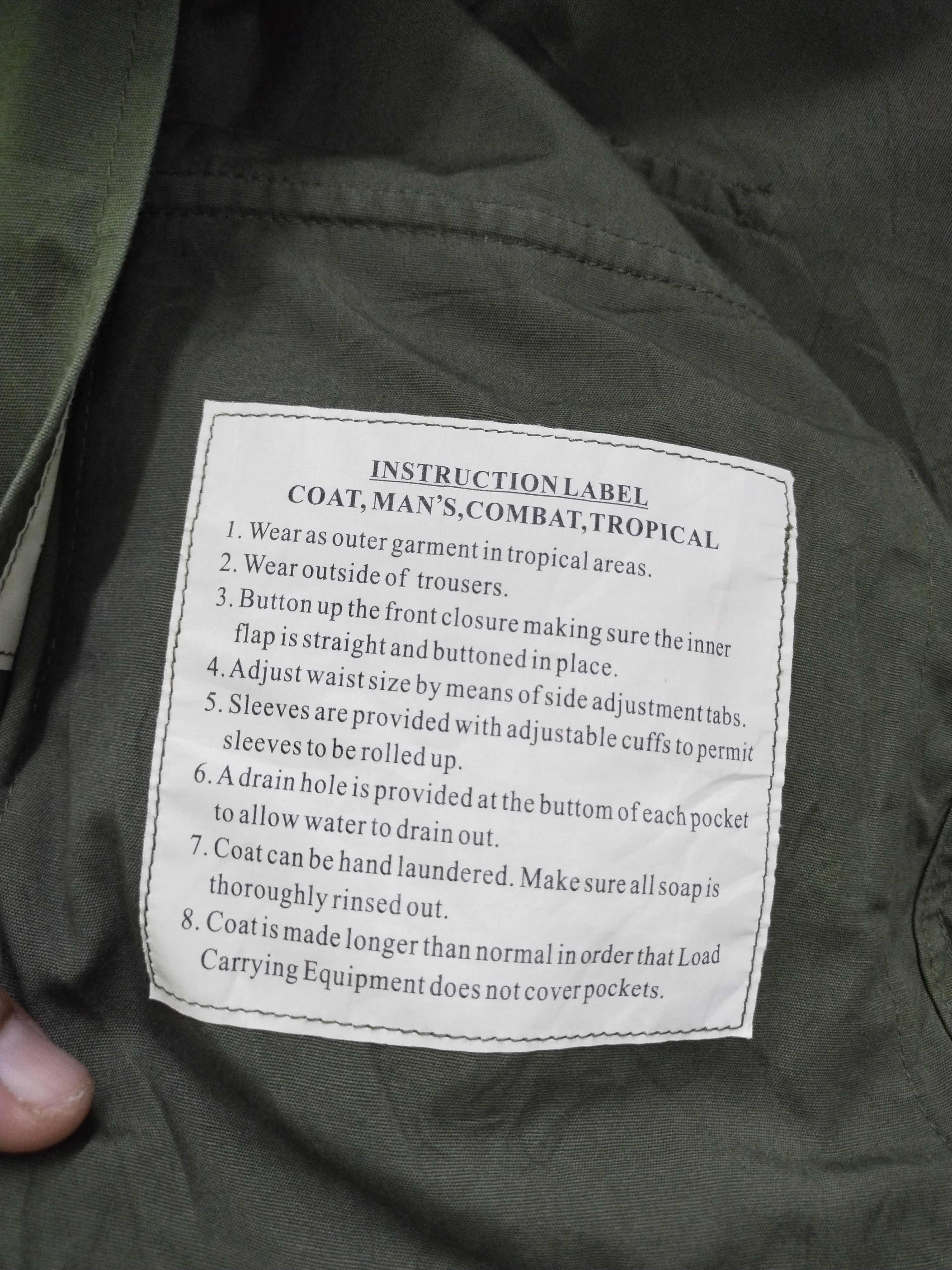 Buzz Rickson's × Toyo Enterprises VINTAGE 90s US ISSUE ARMY JACKET Size US S / EU 44-46 / 1 - 10 Thumbnail