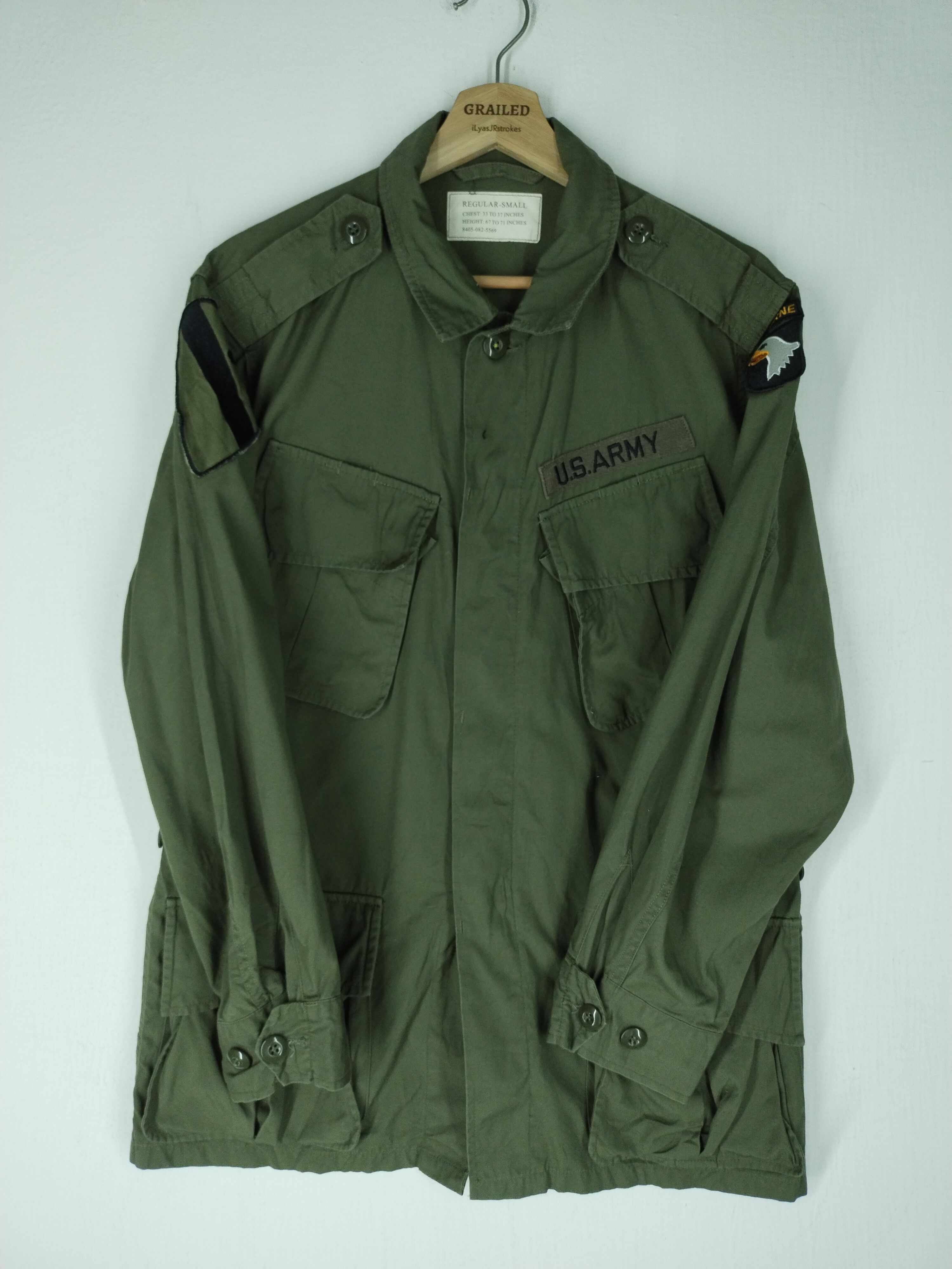 Buzz Rickson's × Toyo Enterprises VINTAGE 90s US ISSUE ARMY JACKET Size US S / EU 44-46 / 1 - 1 Thumbnail