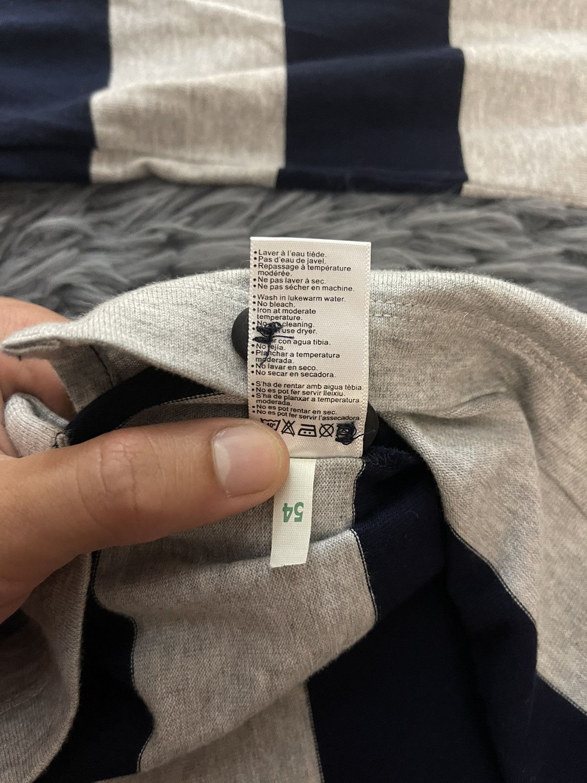 Lacoste × Vintage 🐊 Lacoste striped vintage rugby shirt Size US M / EU 48-50 / 2 - 6 Thumbnail