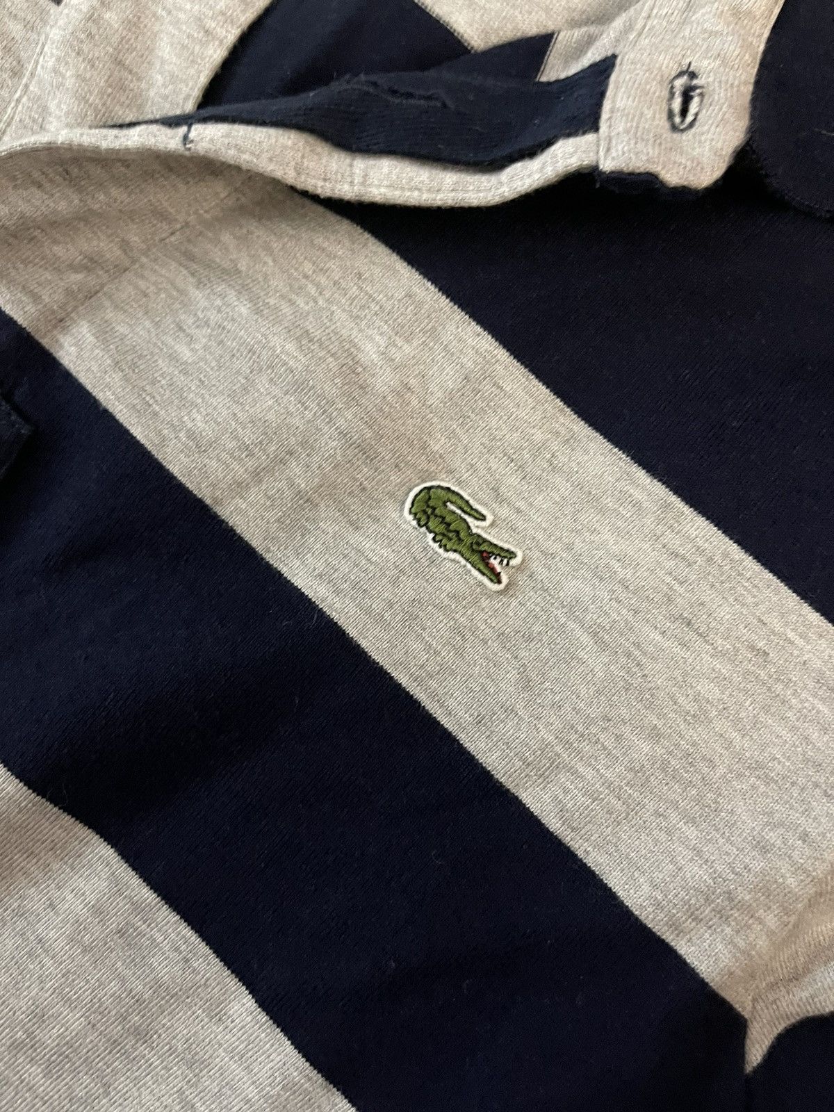 Lacoste × Vintage 🐊 Lacoste striped vintage rugby shirt Size US M / EU 48-50 / 2 - 4 Thumbnail