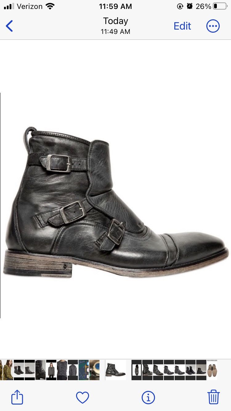 John Varvatos Triple monk boot. 11.5 Size US 11.5 / EU 44-45 - 3 Thumbnail