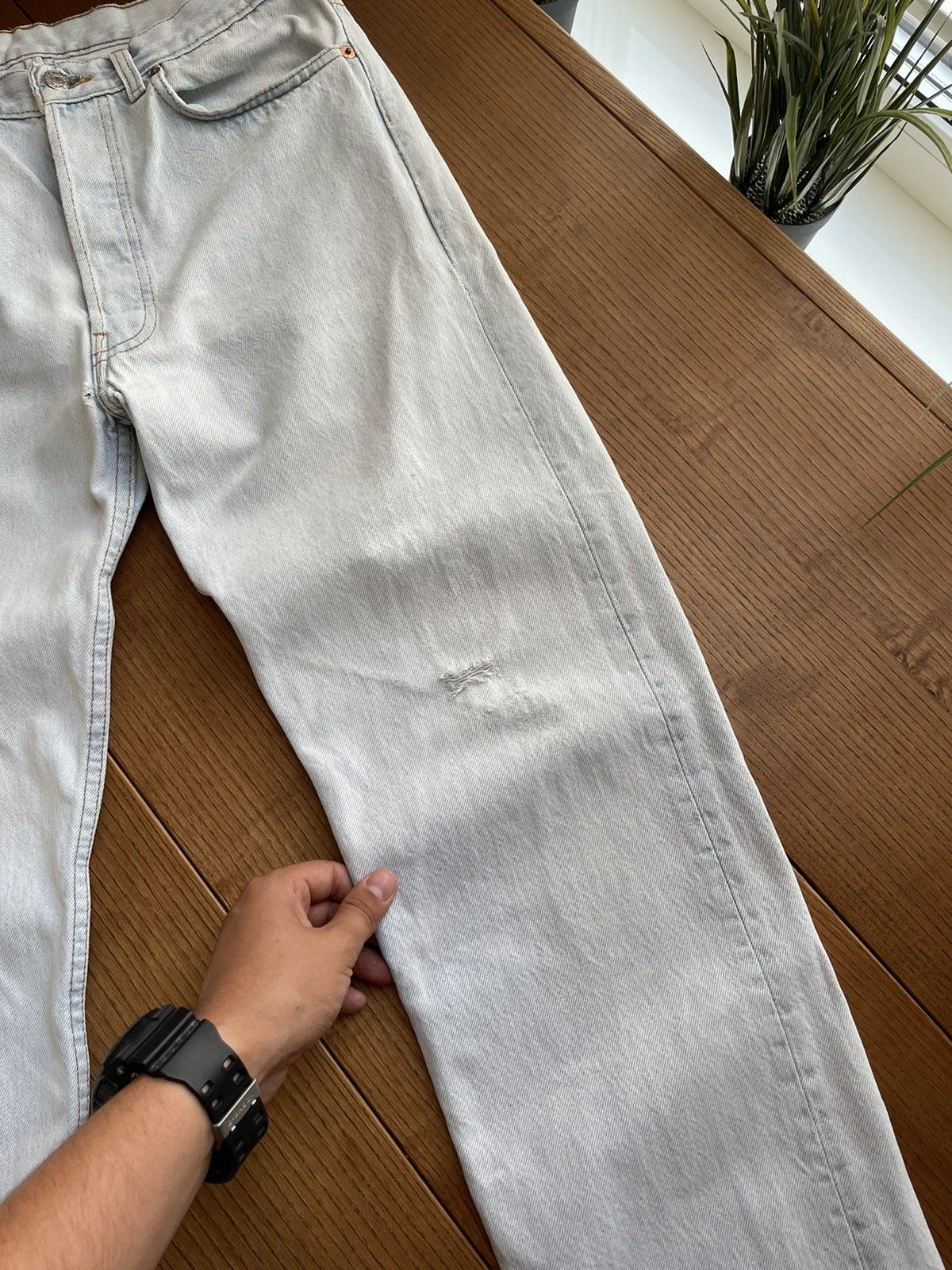 Levi's × Vintage Vintage 90’s Y2K Levi’s 501 Blue Stonewashed Denim Jeans Size US 31 - 9 Thumbnail