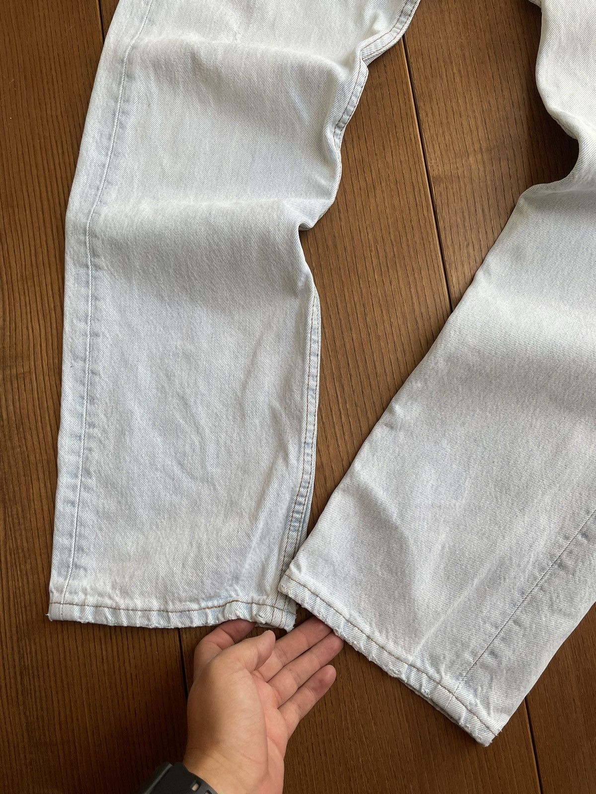 Levi's × Vintage Vintage 90’s Y2K Levi’s 501 Blue Stonewashed Denim Jeans Size US 31 - 6 Thumbnail
