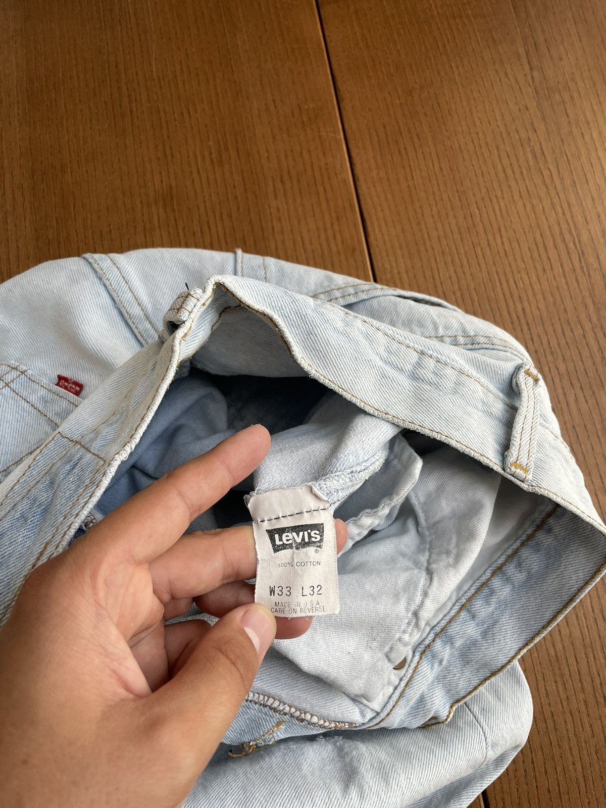 Levi's × Vintage Vintage 90’s Y2K Levi’s 501 Blue Stonewashed Denim Jeans Size US 31 - 12 Thumbnail
