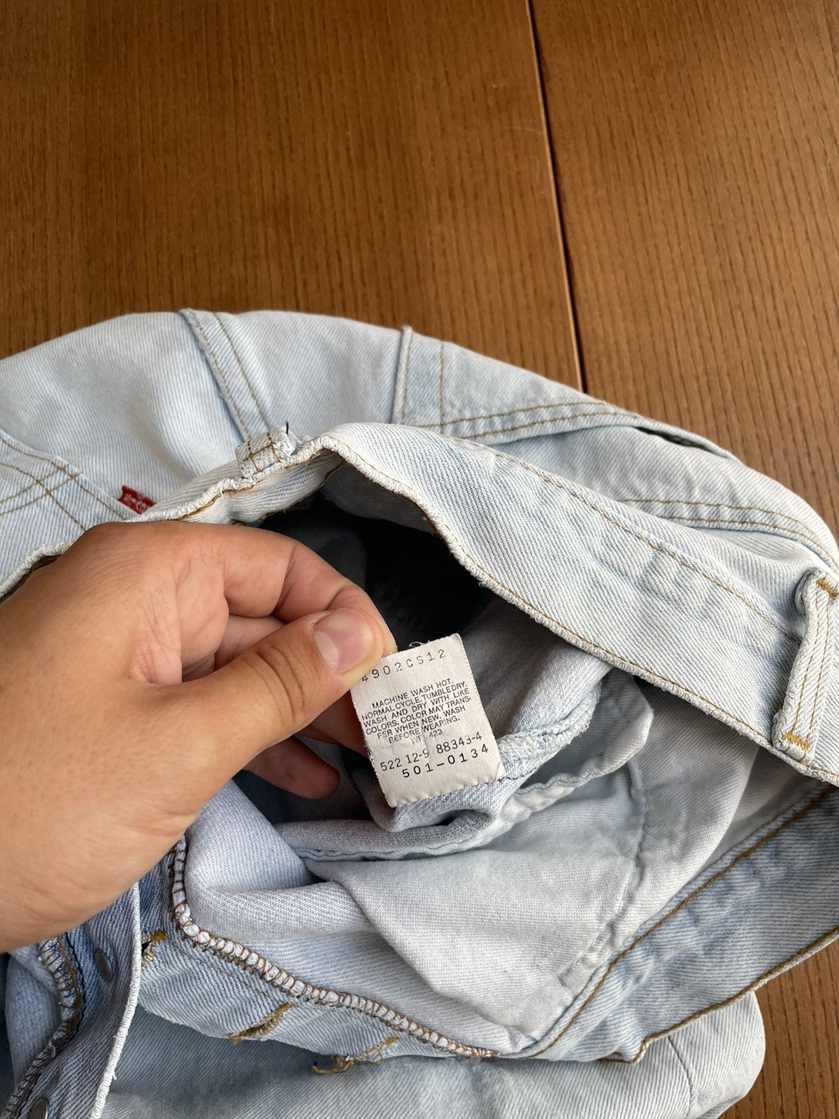 Levi's × Vintage Vintage 90’s Y2K Levi’s 501 Blue Stonewashed Denim Jeans Size US 31 - 13 Thumbnail
