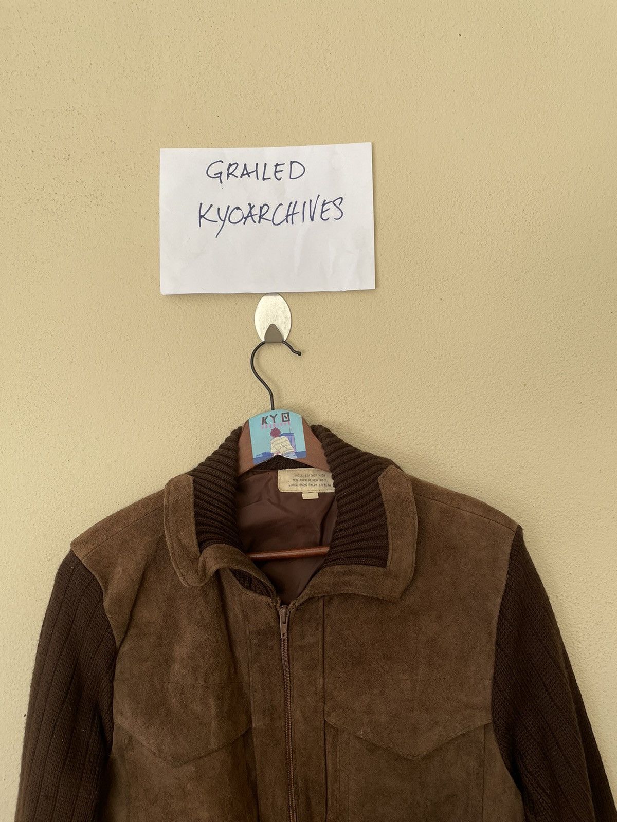 Japanese Brand × Vintage VINTAGE JAPANESE HYBRID LEATHER JACKET Size US S / EU 44-46 / 1 - 3 Thumbnail
