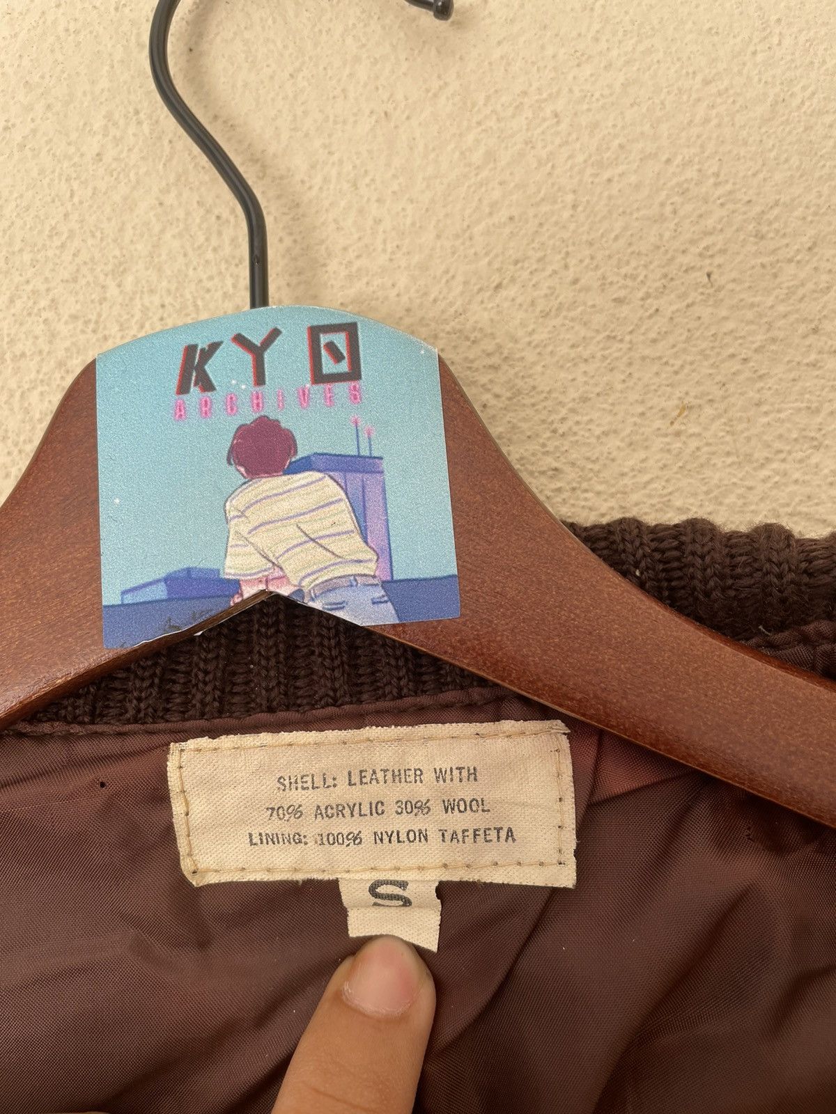 Japanese Brand × Vintage VINTAGE JAPANESE HYBRID LEATHER JACKET Size US S / EU 44-46 / 1 - 8 Thumbnail