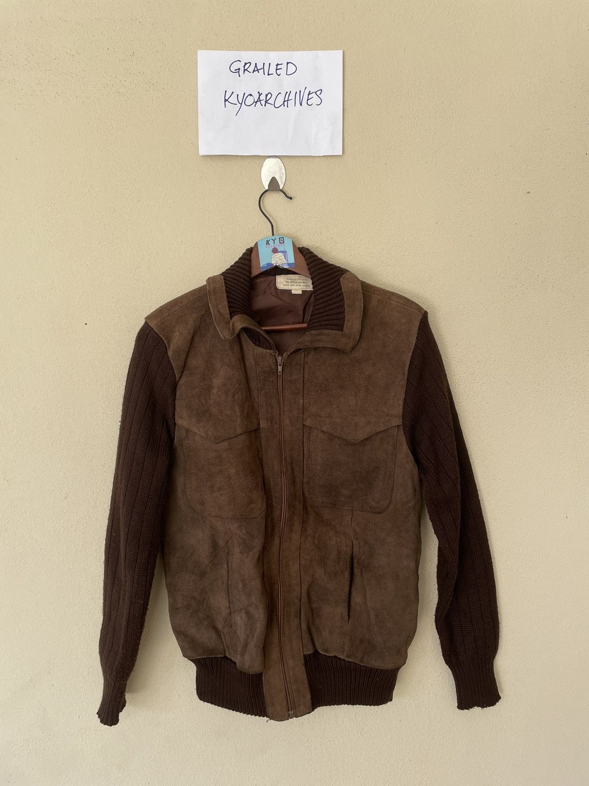 Japanese Brand × Vintage VINTAGE JAPANESE HYBRID LEATHER JACKET Size US S / EU 44-46 / 1 - 1 Thumbnail