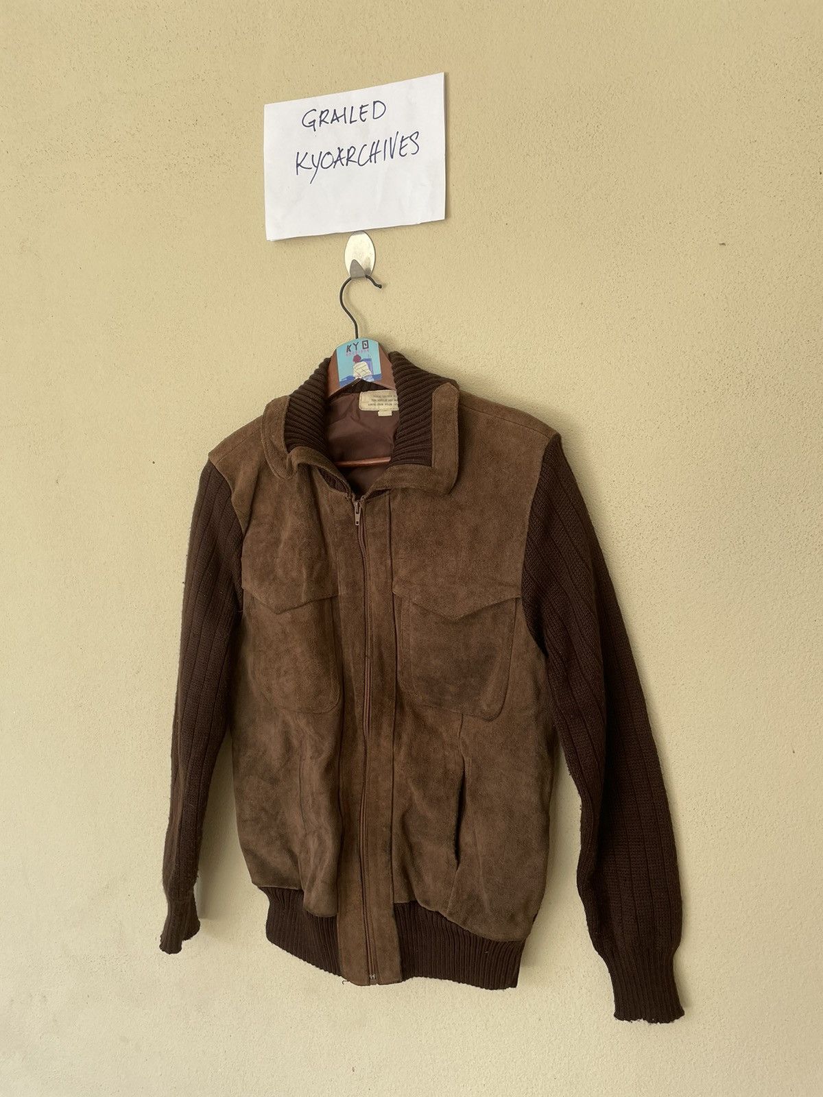 Japanese Brand × Vintage VINTAGE JAPANESE HYBRID LEATHER JACKET Size US S / EU 44-46 / 1 - 2 Thumbnail