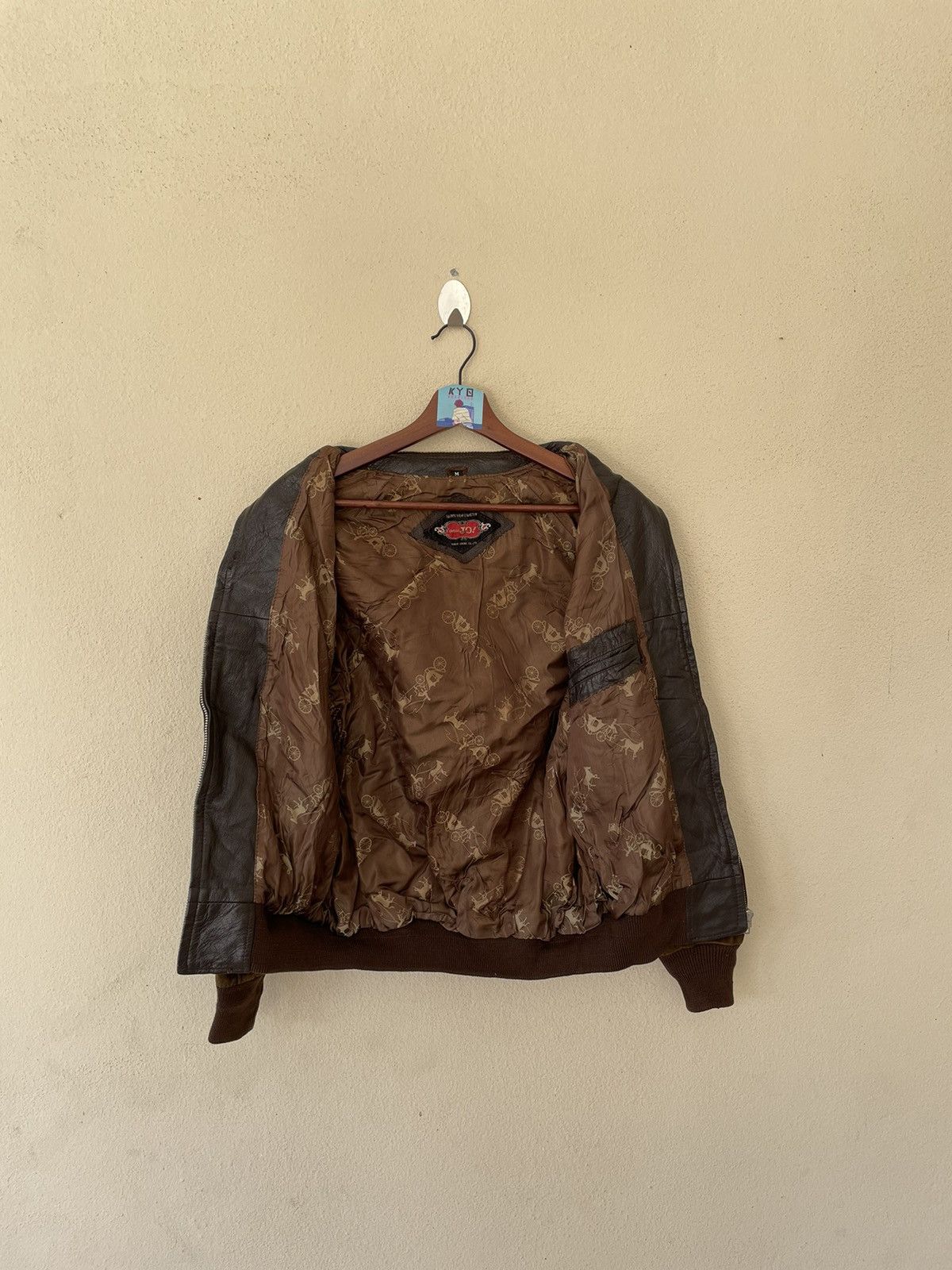Japanese Brand × Vintage VINTAGE CROSS JO! JAPANESE LEATHER JACKET Size US M / EU 48-50 / 2 - 7 Thumbnail
