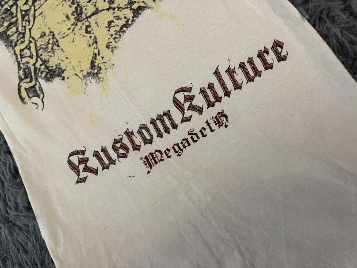 Christian Audigier × Vintage × Von Dutch Von Dutch Kustom Kulture Christian Audigier megadeth t-shirt Size S / US 4 / IT 40 - 5 Thumbnail