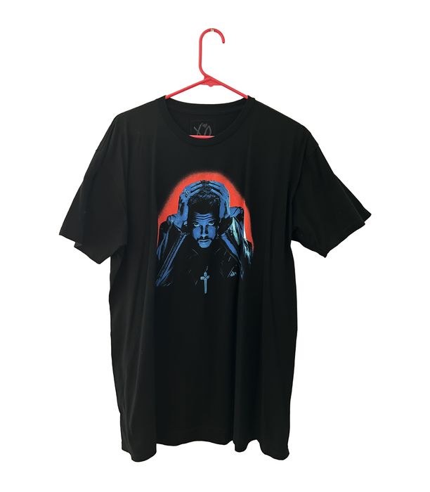 The Weeknd The Weeknd 2016 "Starboy" Album Cover Graphic Tee Grailed