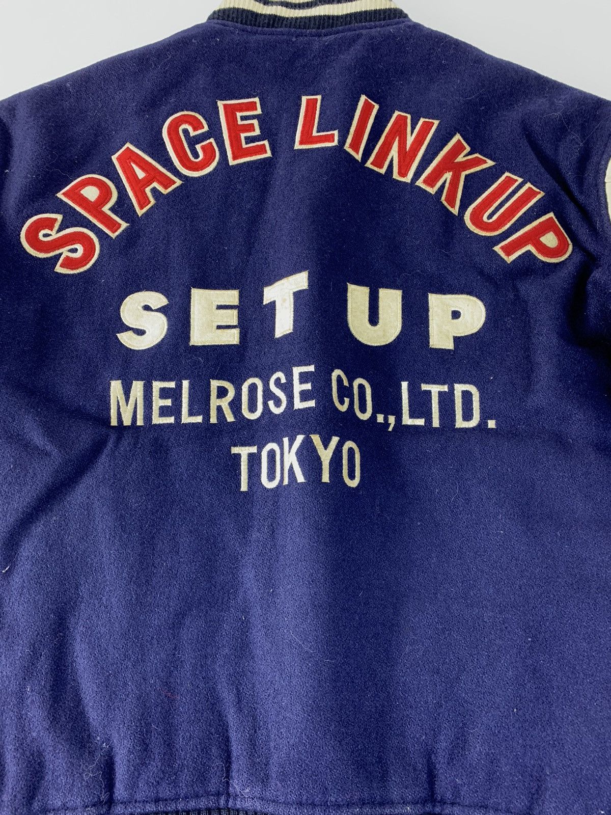 Japanese Brand 80s 90s Melrose Co Tokyo Set Up Space Link Up Varsity Size US L / EU 52-54 / 3 - 2 Thumbnail