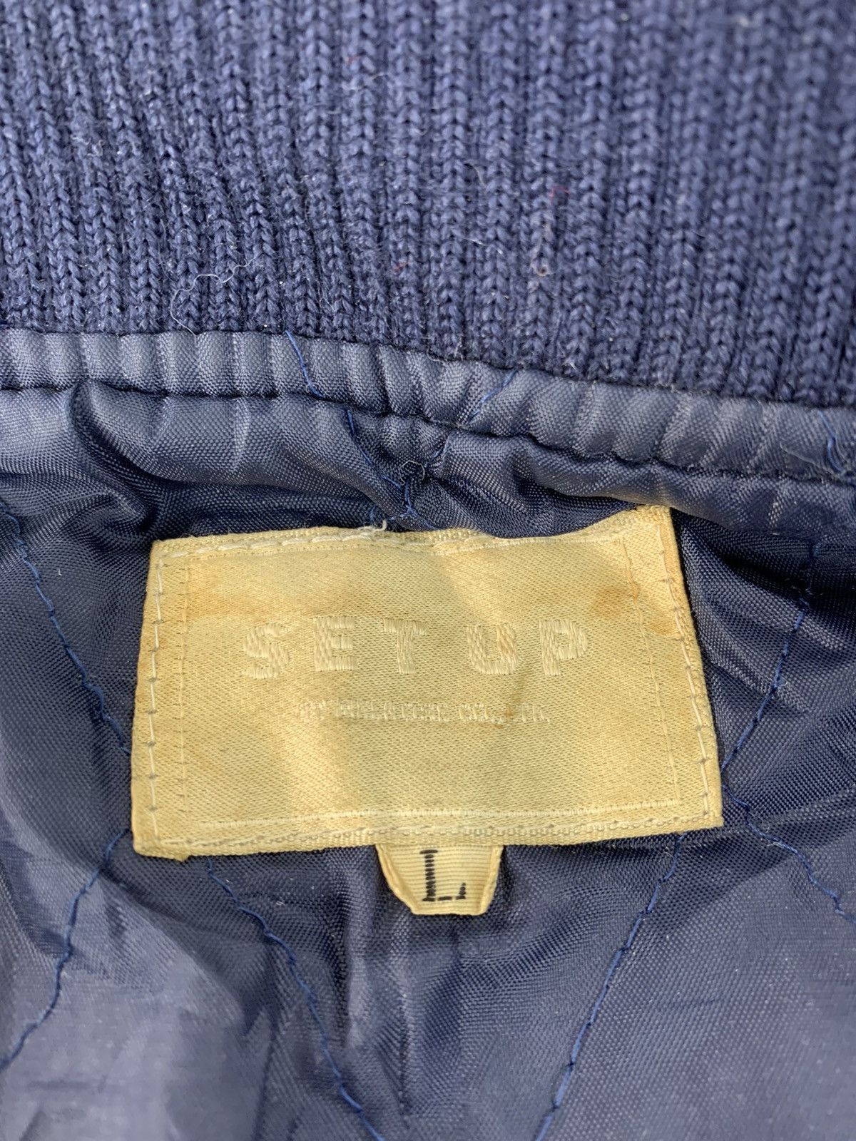 Japanese Brand 80s 90s Melrose Co Tokyo Set Up Space Link Up Varsity Size US L / EU 52-54 / 3 - 6 Thumbnail
