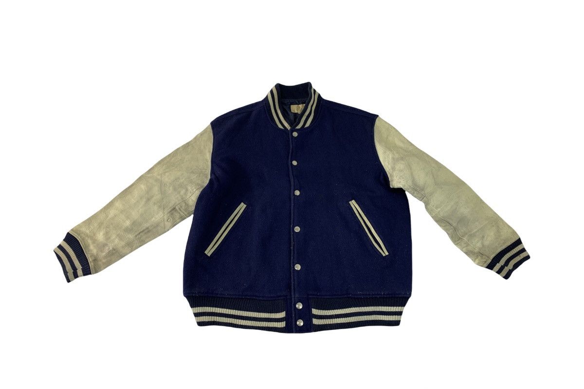 Japanese Brand 80s 90s Melrose Co Tokyo Set Up Space Link Up Varsity Size US L / EU 52-54 / 3 - 3 Thumbnail