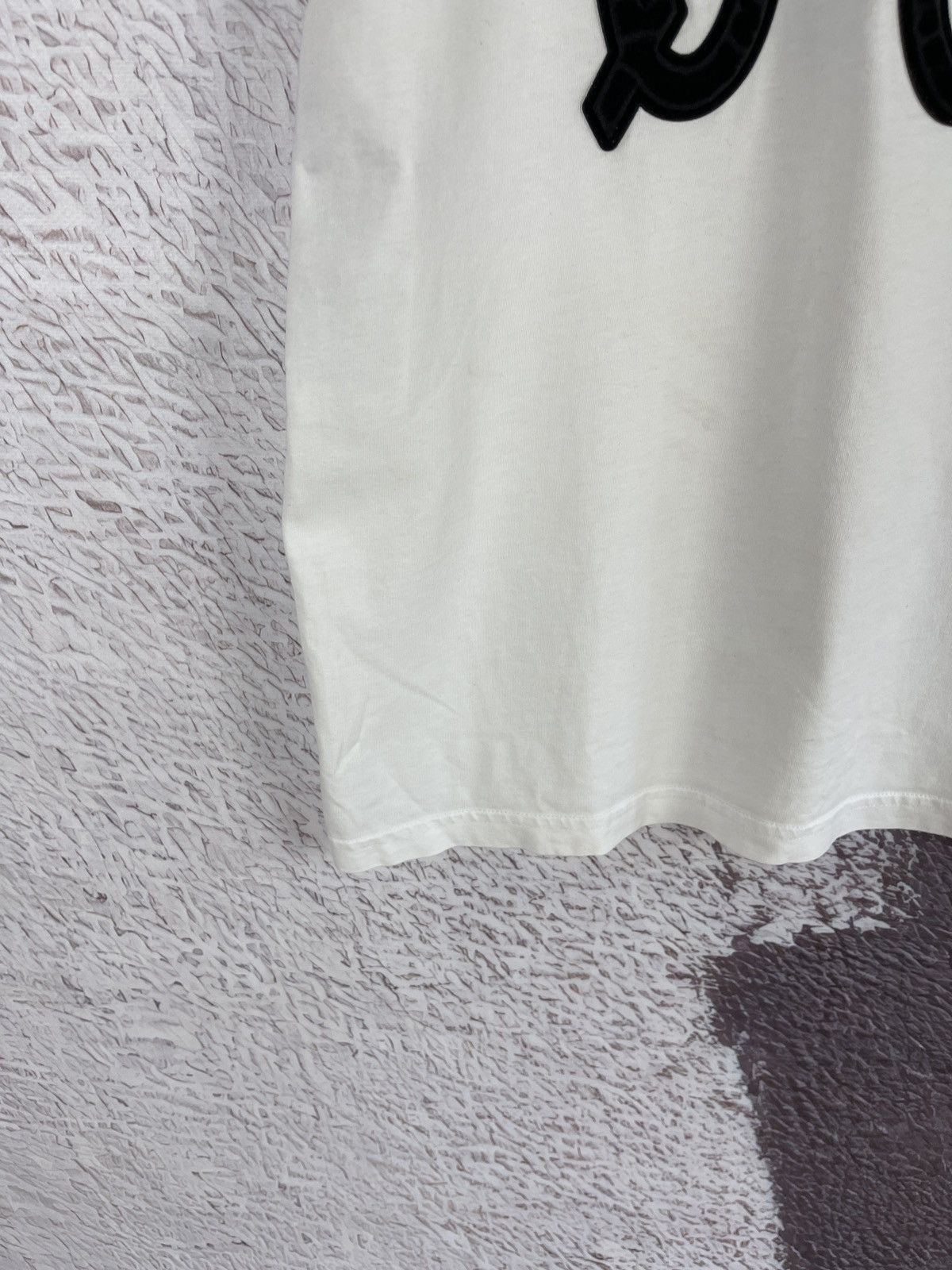 Alexander McQueen McQ Alexander McQueen big mirror logo white tee shirt Size US L / EU 52-54 / 3 - 5 Thumbnail