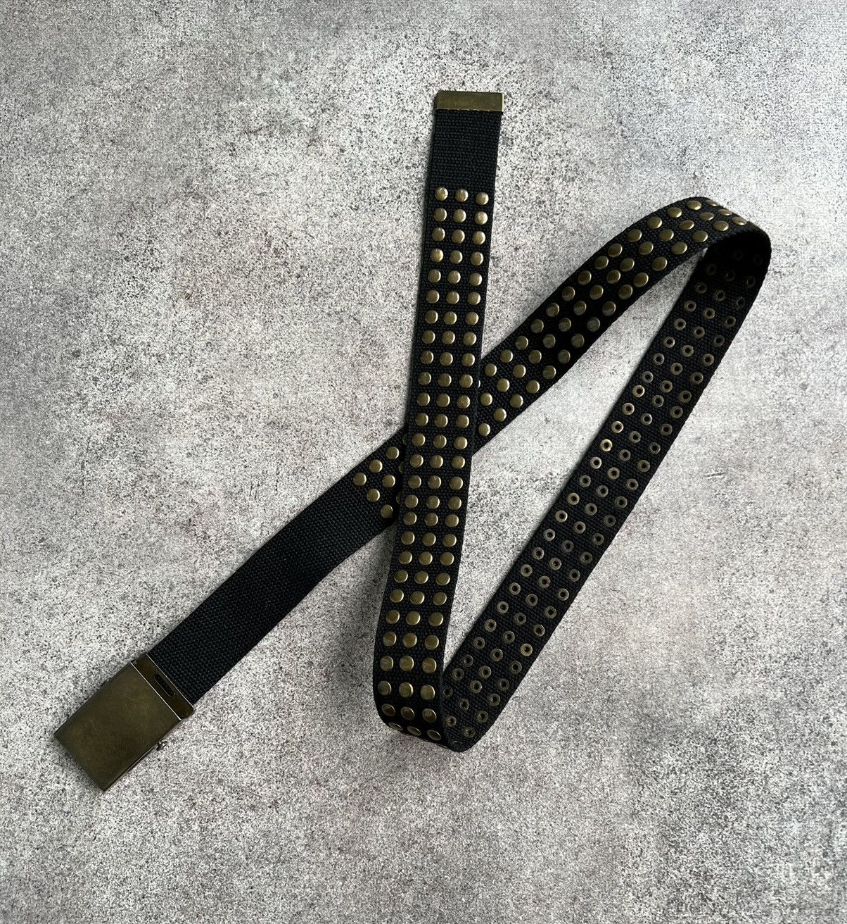No Faith Studios Vintage Japanese belt with metallic buttons Size ONE SIZE - 1 Thumbnail