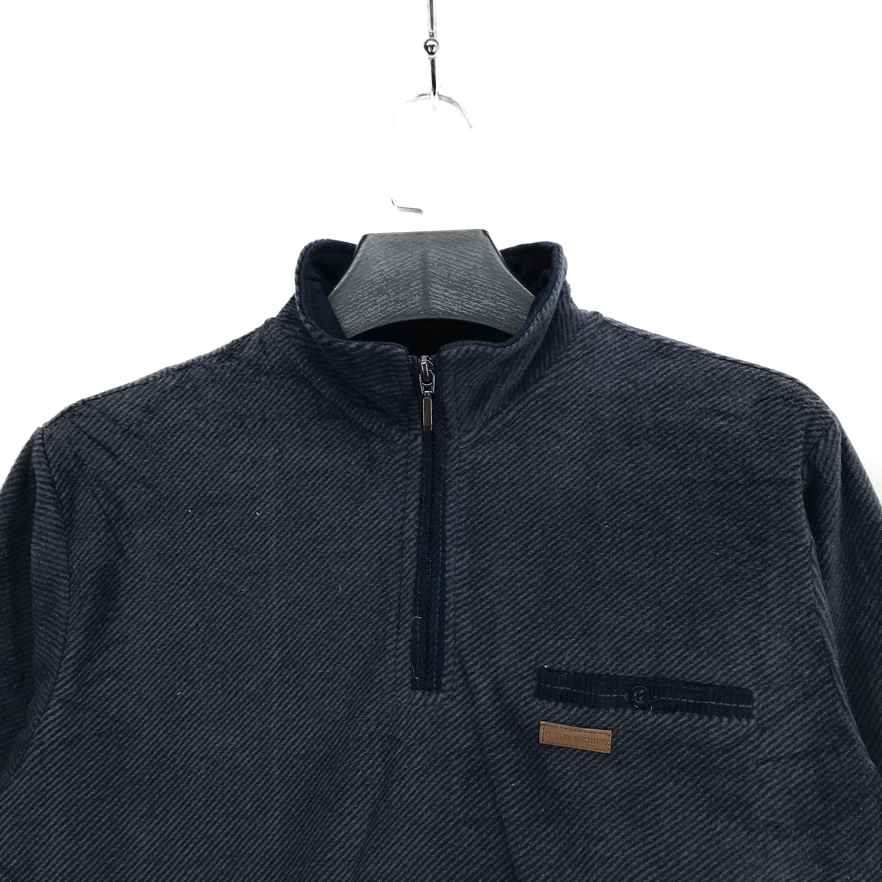Valentino Claudio Valentino Half Zip Turtle Neck Sweatshirts #2500-96 Size US L / EU 52-54 / 3 - 2 Thumbnail