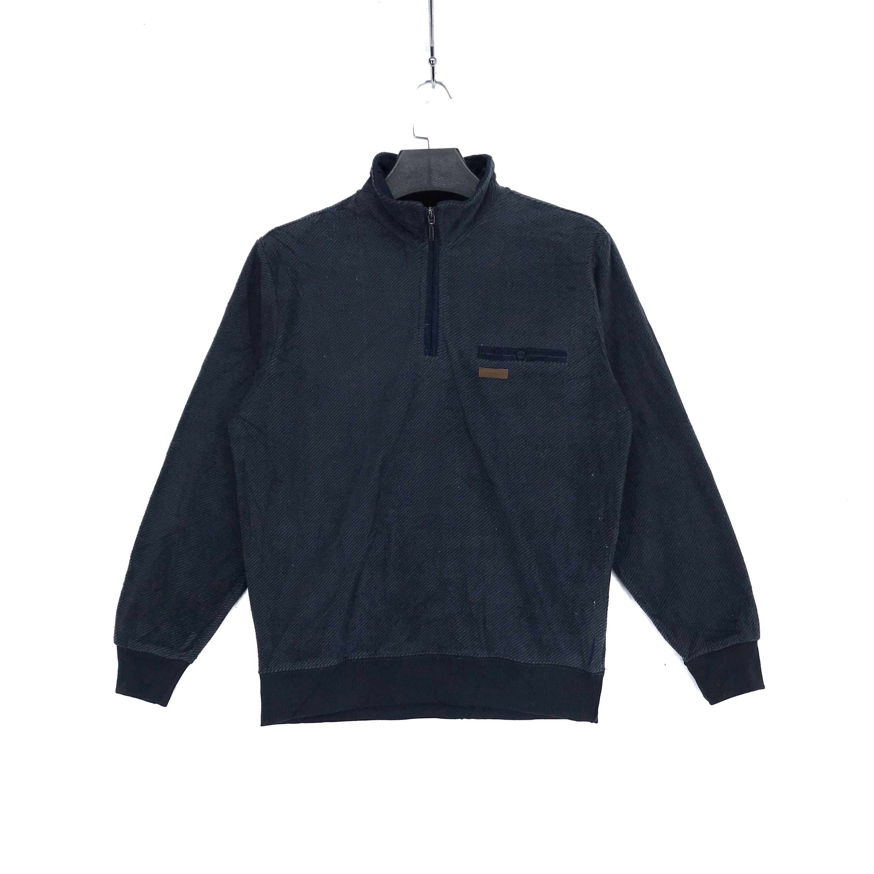 Valentino Claudio Valentino Half Zip Turtle Neck Sweatshirts #2500-96 Size US L / EU 52-54 / 3 - 1 Thumbnail