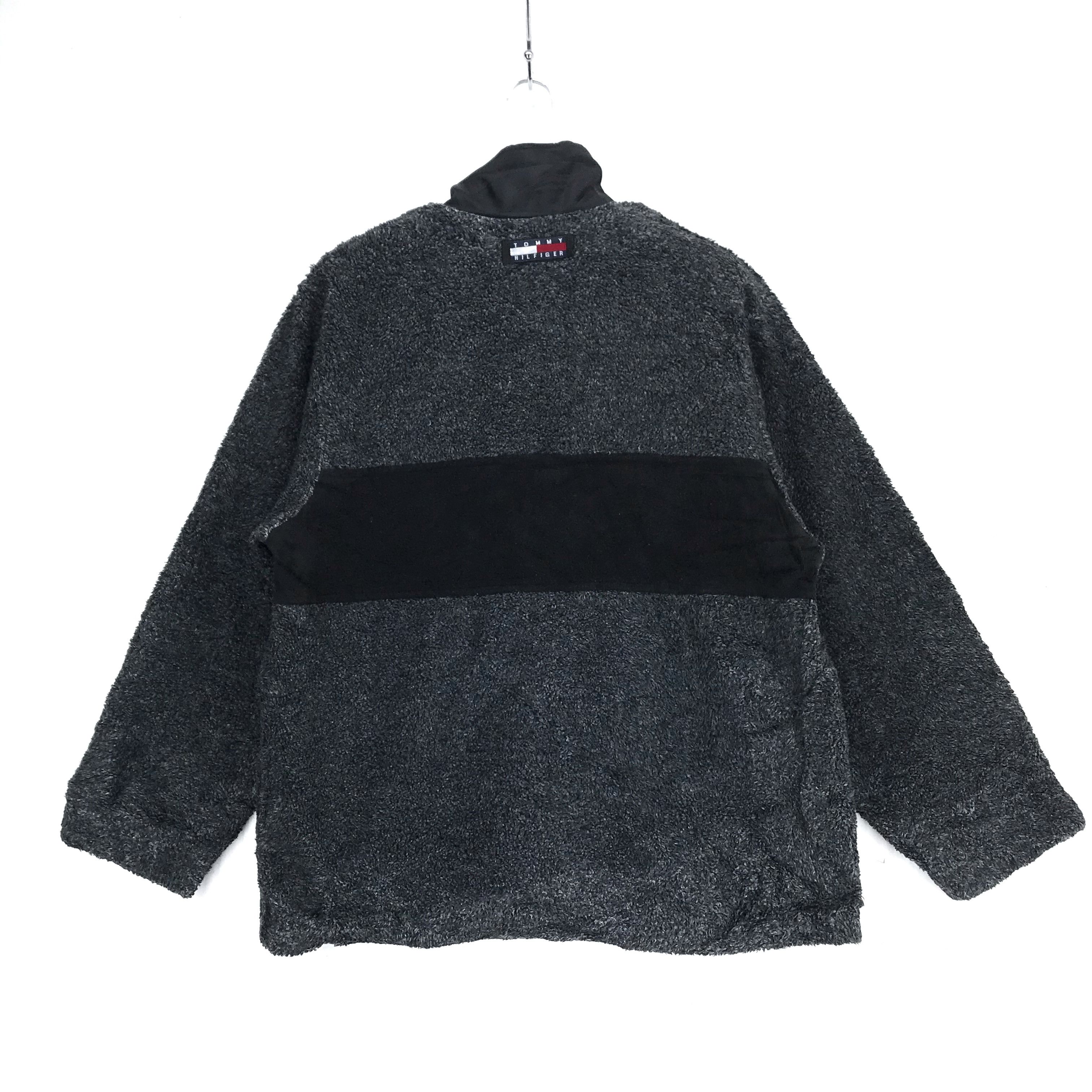 Tommy Hilfiger TOMMY HILFIGER Embroidery Big Logo Half Zip Fleece #2508-97 Size US L / EU 52-54 / 3 - 10 Thumbnail