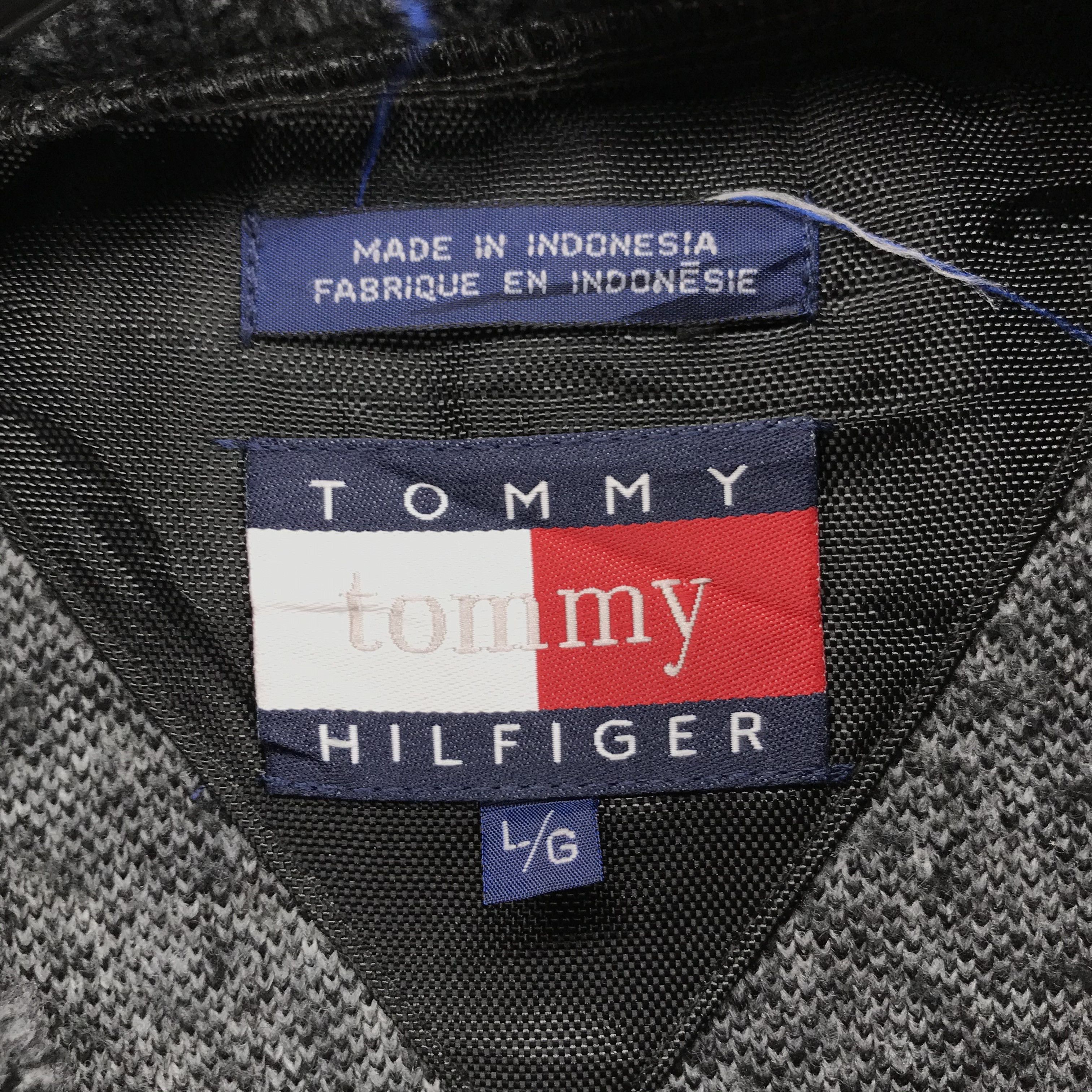 Tommy Hilfiger TOMMY HILFIGER Embroidery Big Logo Half Zip Fleece #2508-97 Size US L / EU 52-54 / 3 - 7 Thumbnail