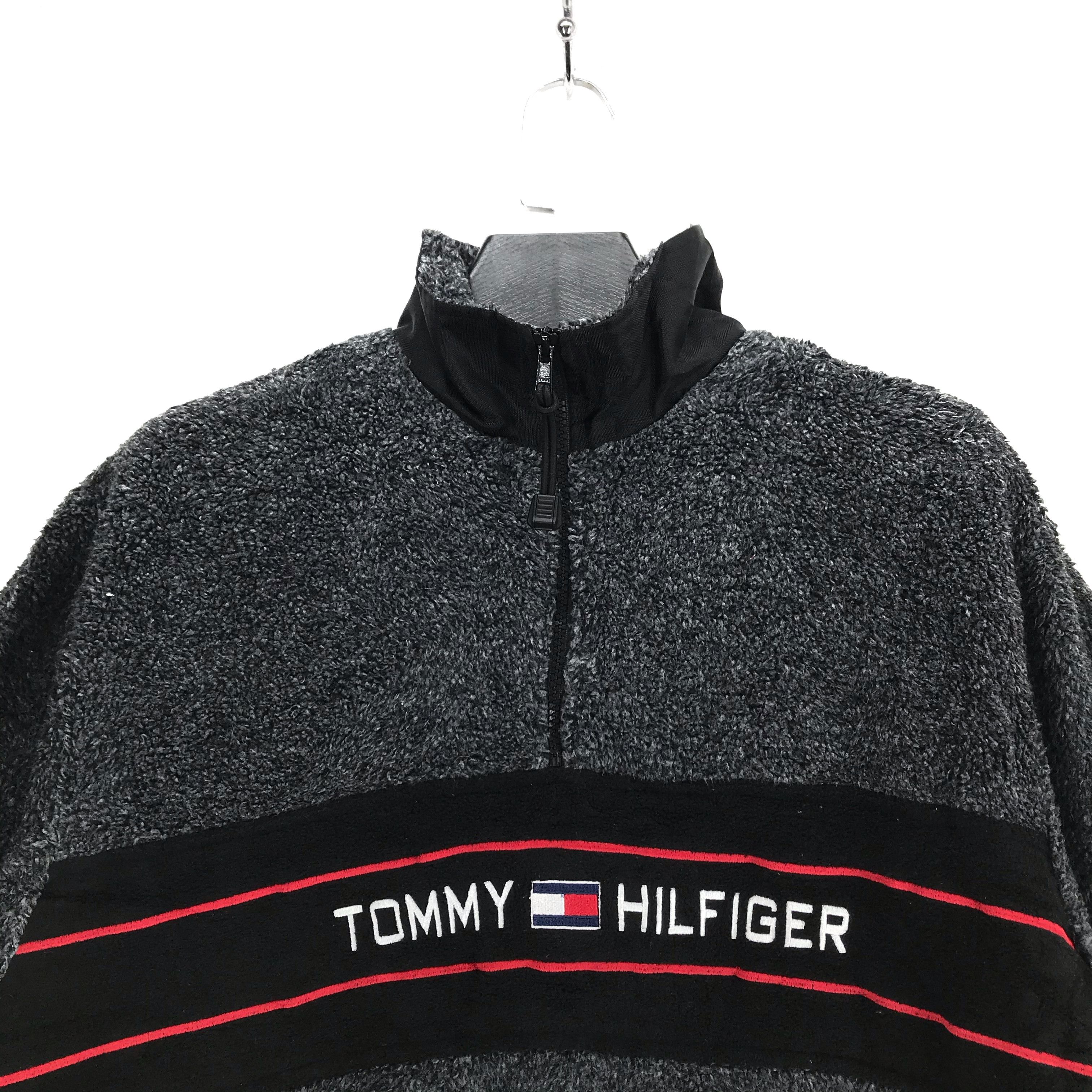 Tommy Hilfiger TOMMY HILFIGER Embroidery Big Logo Half Zip Fleece #2508-97 Size US L / EU 52-54 / 3 - 2 Thumbnail
