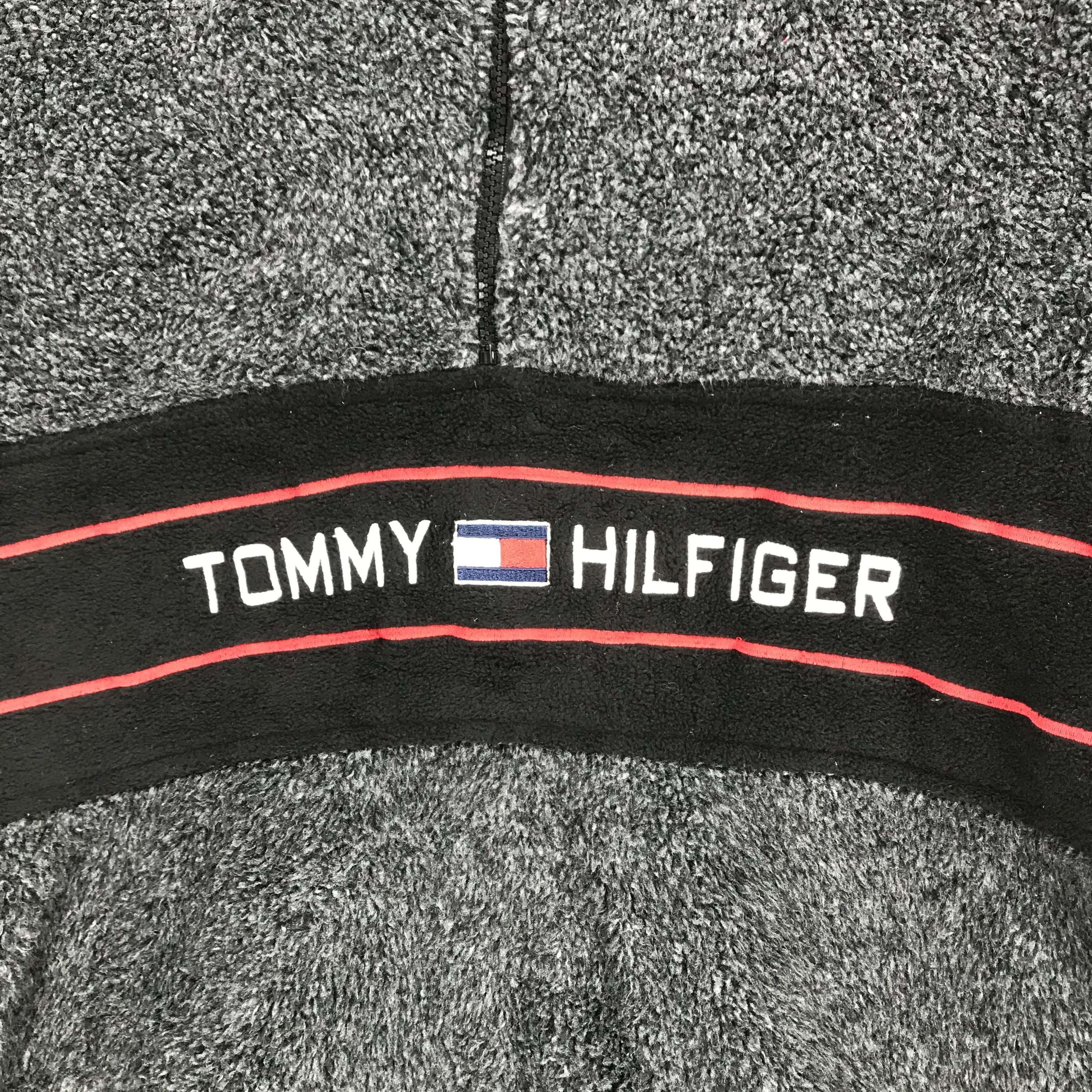 Tommy Hilfiger TOMMY HILFIGER Embroidery Big Logo Half Zip Fleece #2508-97 Size US L / EU 52-54 / 3 - 3 Thumbnail