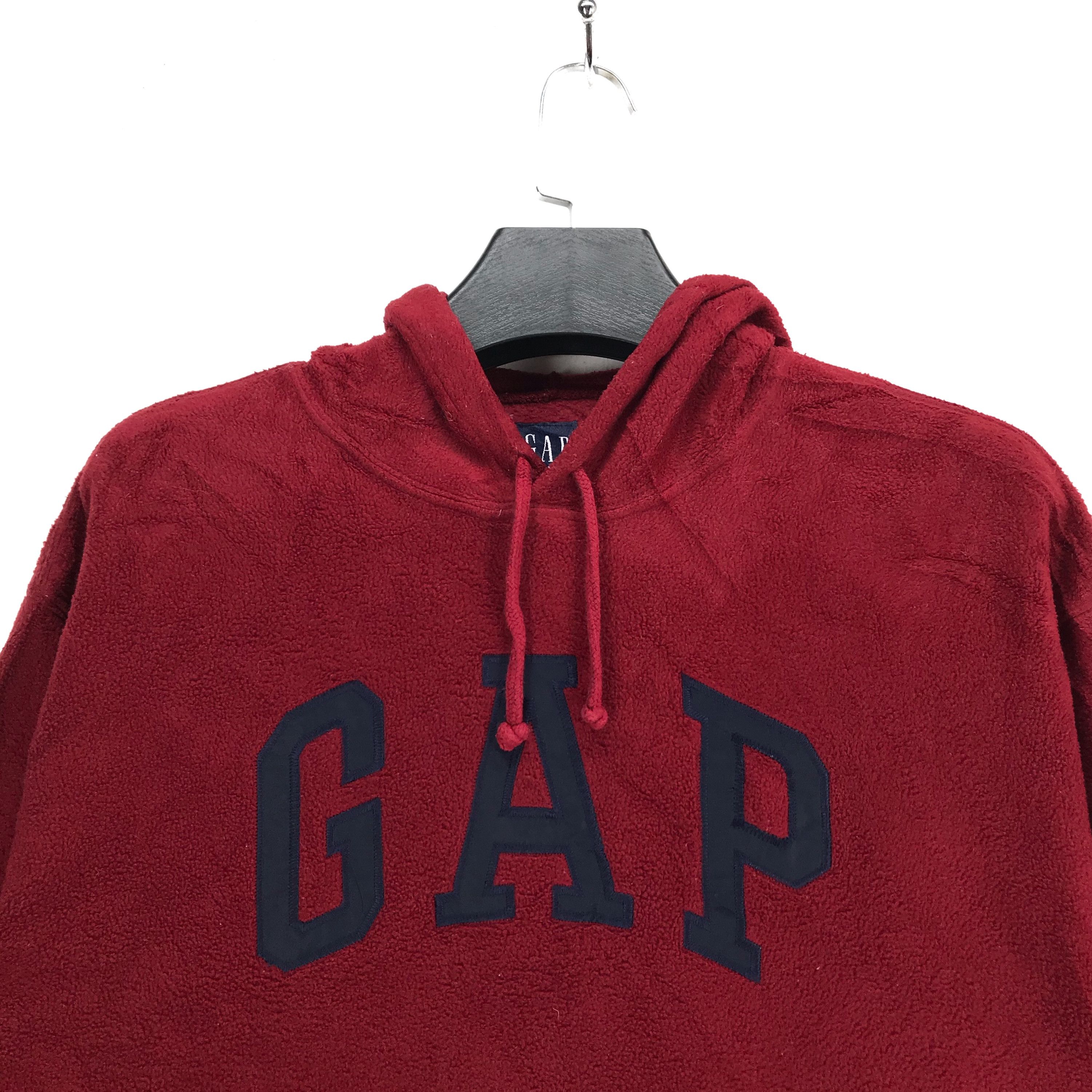 Gap Gap Spellout Big Logo Red Fleece Hoodies #2502-96 Size US S / EU 44-46 / 1 - 2 Thumbnail
